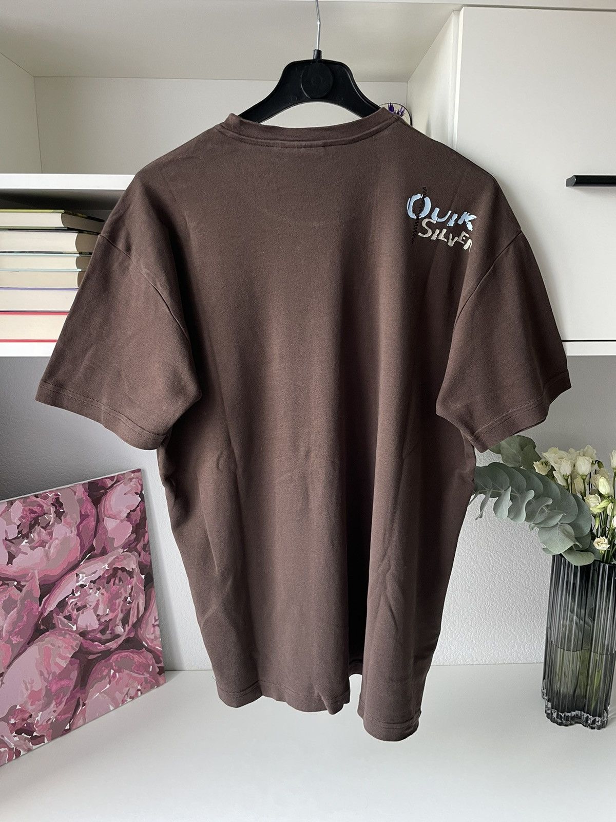 Quiksilver × Vintage Quiksilver 90’s Brown Vintage T-Shirt Big Logo VERY RARE Y2K Size US XXL / EU 58 / 5 - 7 Thumbnail