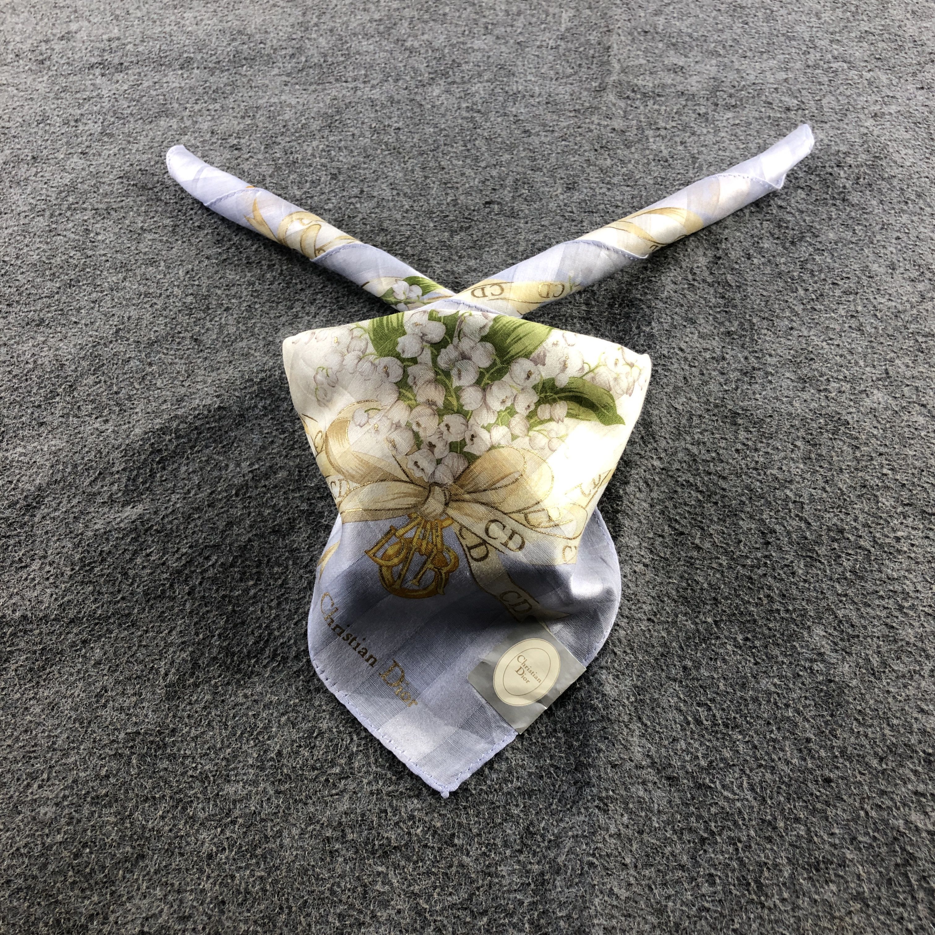 Christian Dior Handkerchief Neckerchief Bandana H2722