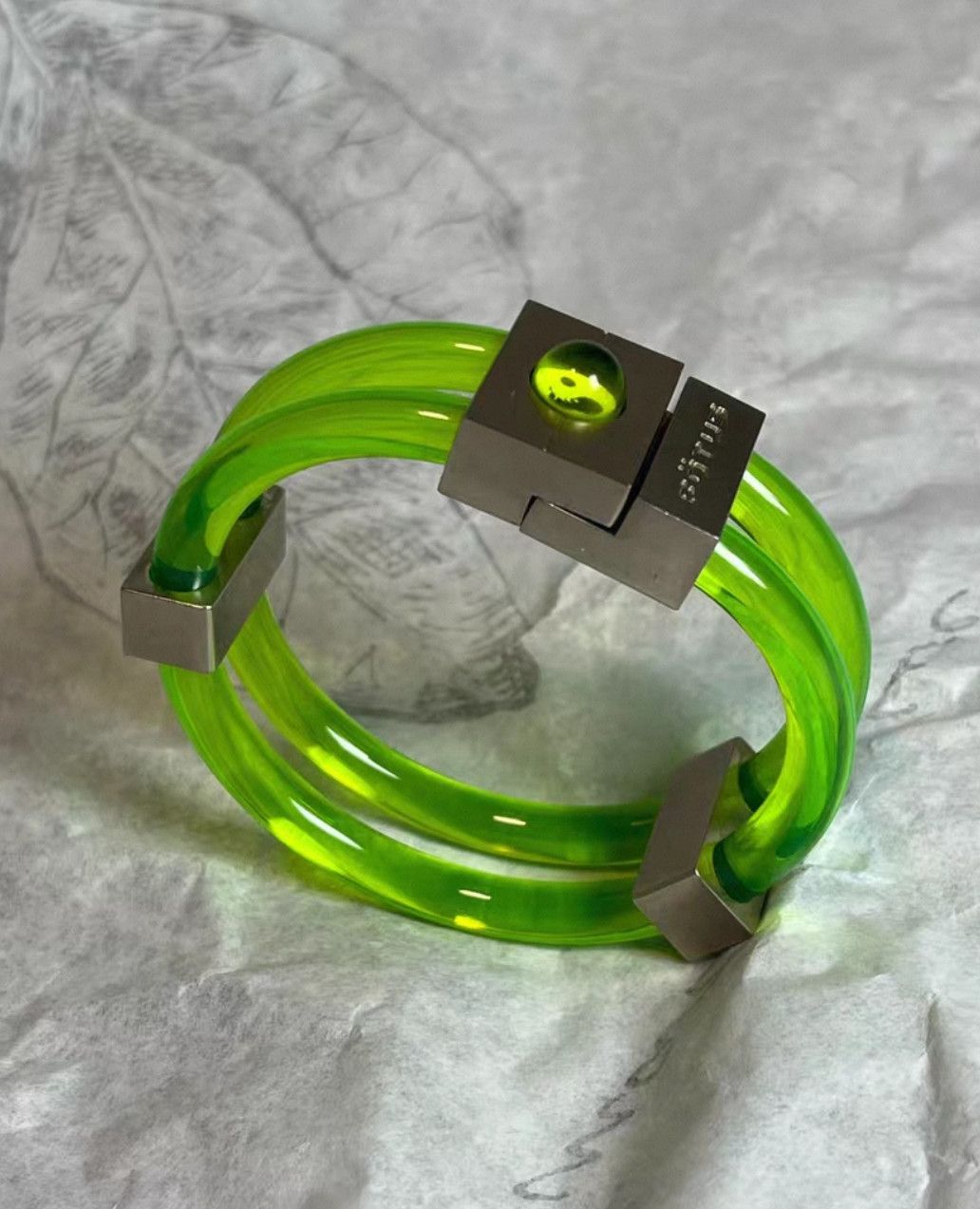 Fotus Fotus Fluorescent green Bracelet. Size ONE SIZE - 3 Thumbnail