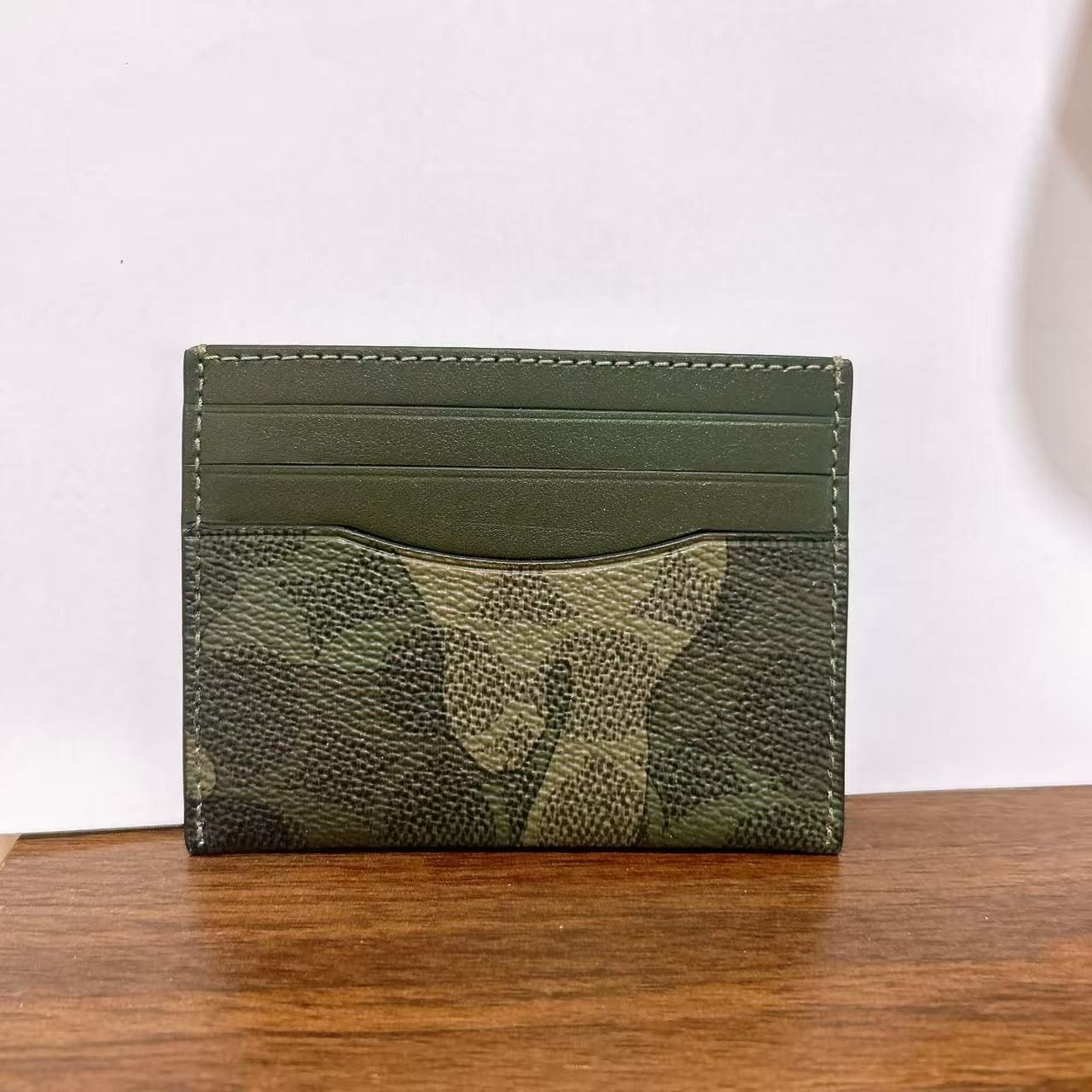 Coach Slim Id Card Case In Signature Camo Print CY266 Size ONE SIZE - 1 Thumbnail