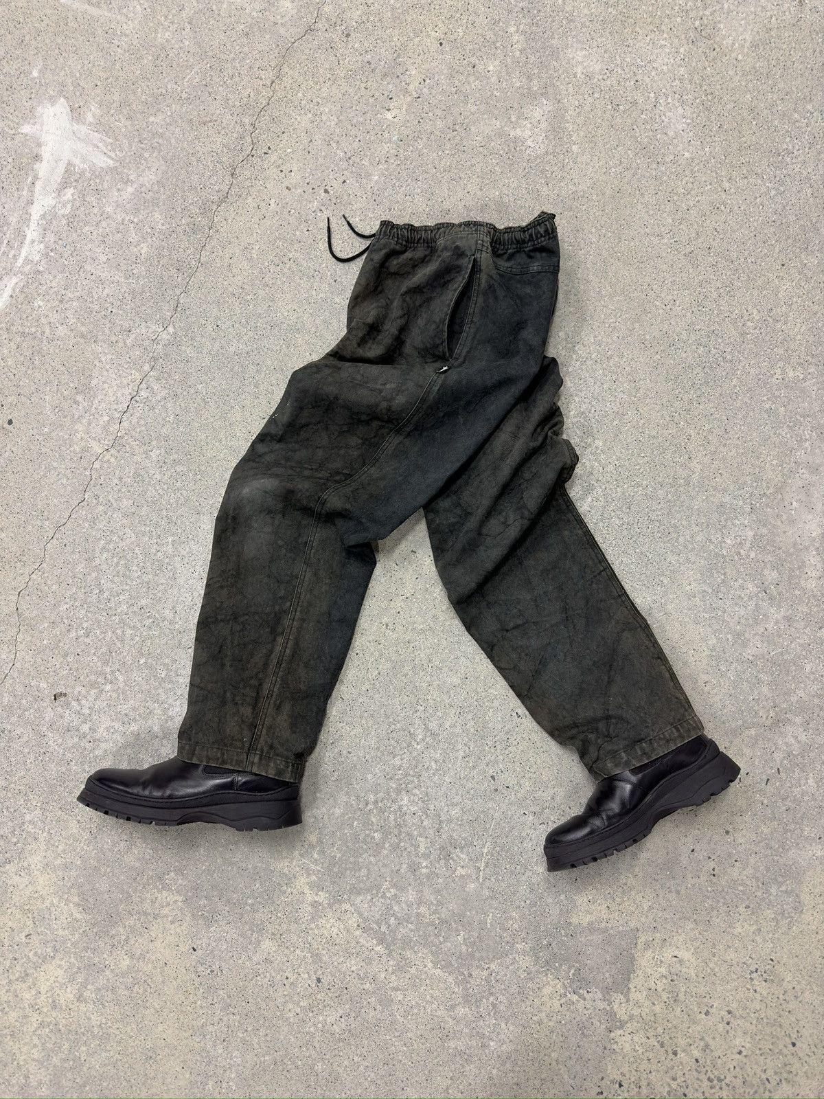 image of Stüssy X Very Rare X Denim Pants in Black Brown, Men's (Size 32)