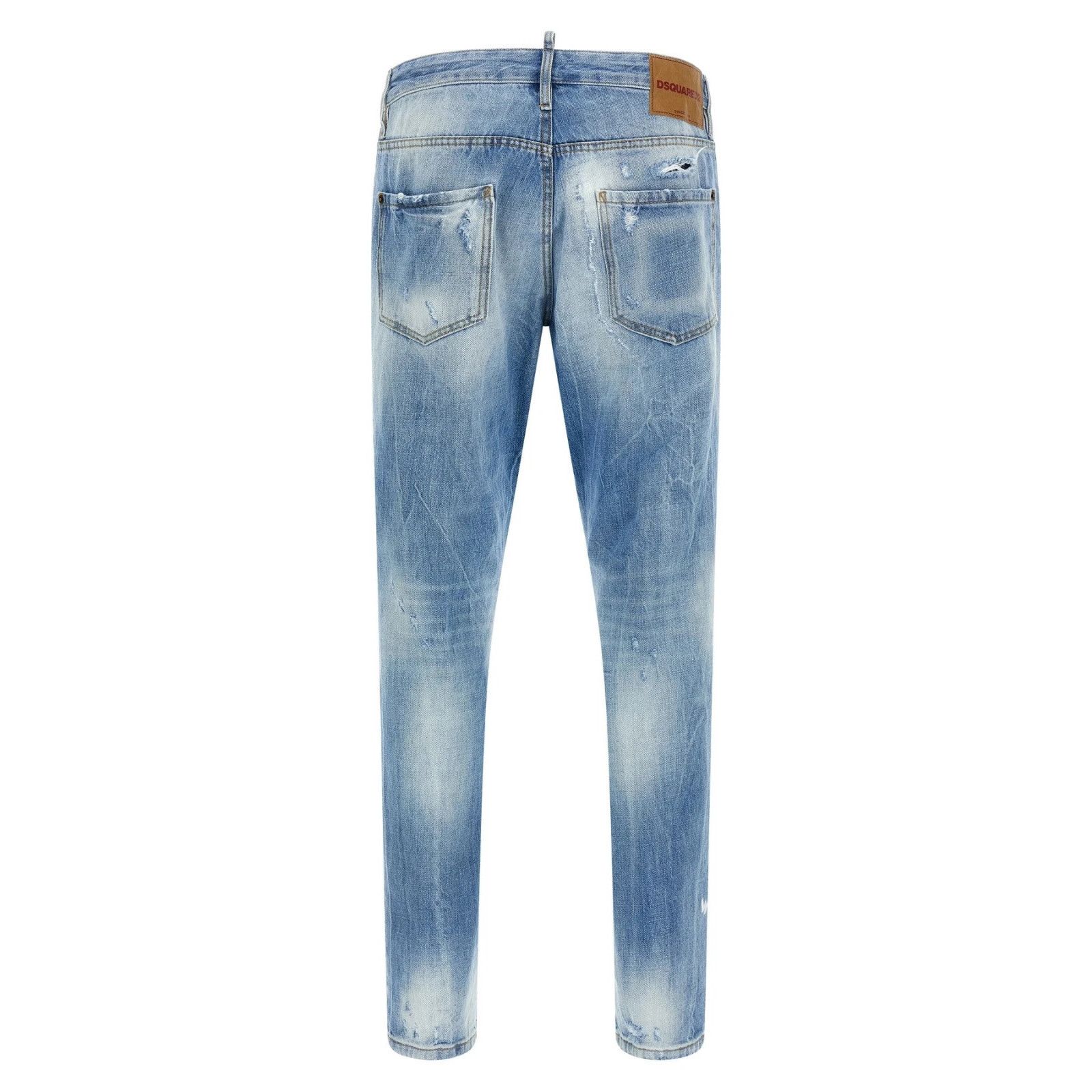 Dsquared2 DSQUARED2 Teddy Blue Jeans New & Authentic (Men's size:US 36 Size US 36 / EU 52 - 2 Thumbnail