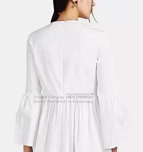 The Row The Row White round neck cotton poplin shirt Size S / US 4 / IT 40 - 6 Thumbnail