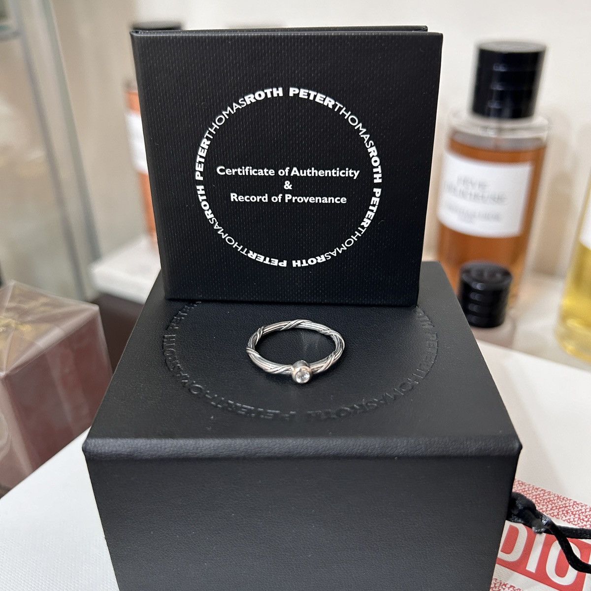 Sterling Silver Peter Thomas Roth White Topaz Ring in sterling silver - 10US Size ONE SIZE - 3 Thumbnail