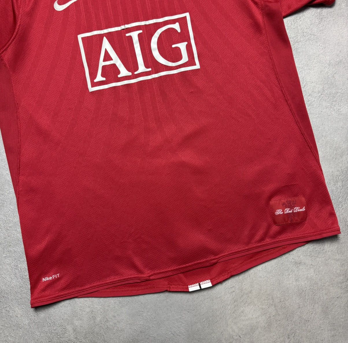 Nike Manchester United 2007 2009 Home Shirt Soccer Jersey Nike Size US L / EU 52-54 / 3 - 4 Thumbnail