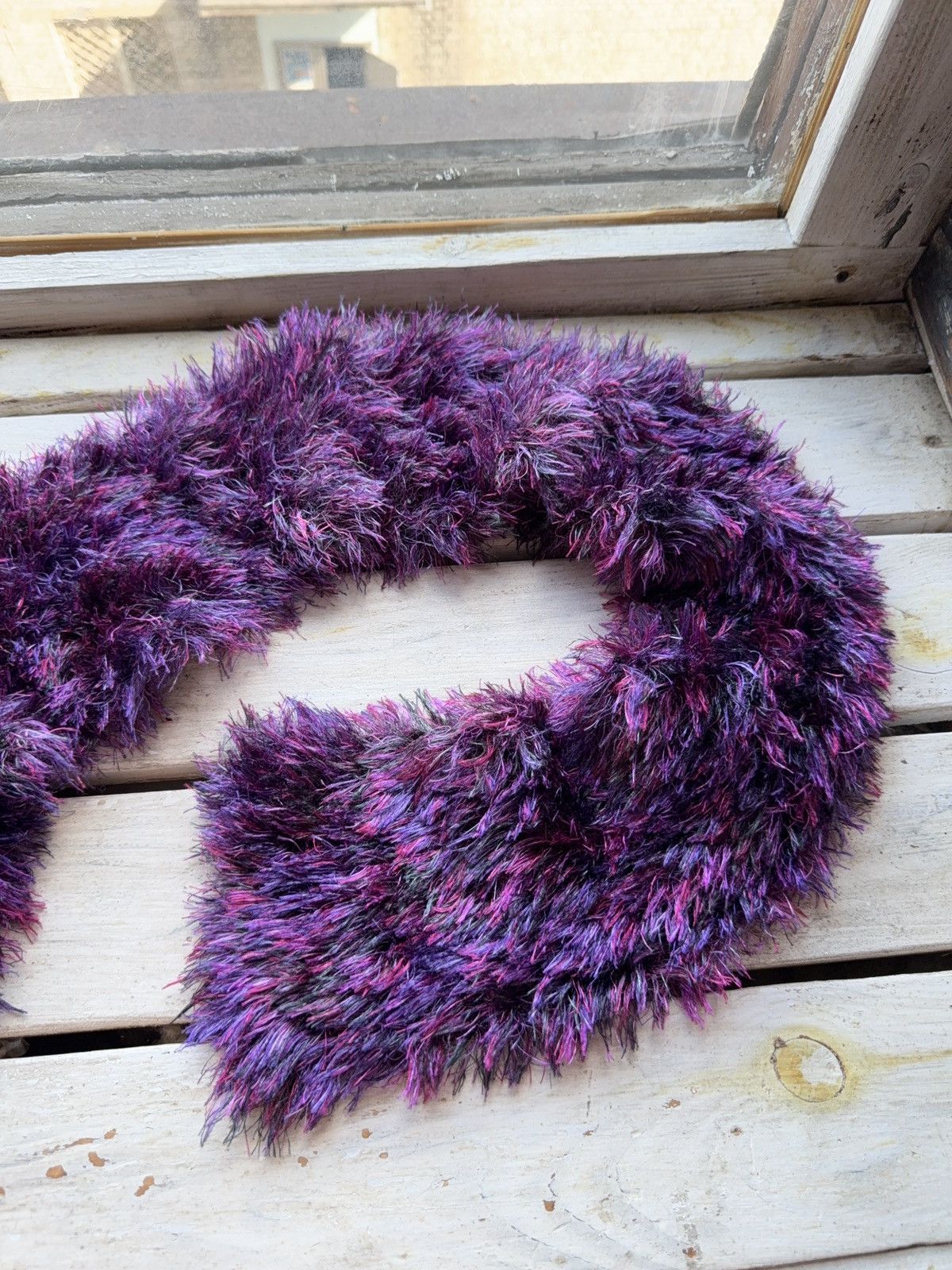 Vintage Avant Garde japanese fuzzy mohair Opium scarf vintage y2k Size ONE SIZE - 3 Thumbnail