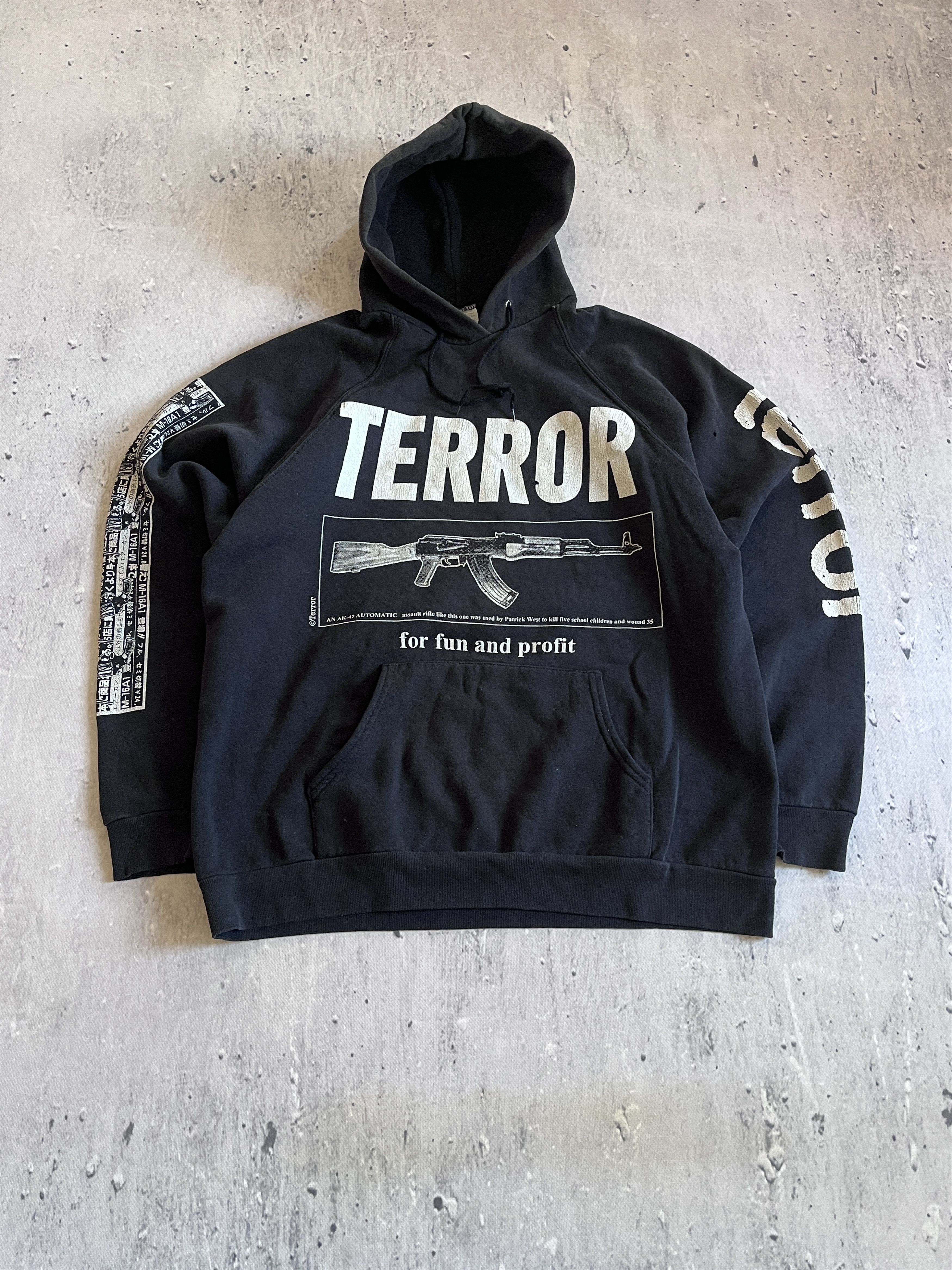 Band Tees DON ROCK TERROR WORLDWIDE SCREEN STARS VERY RARE 90s HOODIE Size US XL / EU 56 / 4 - 1 Thumbnail