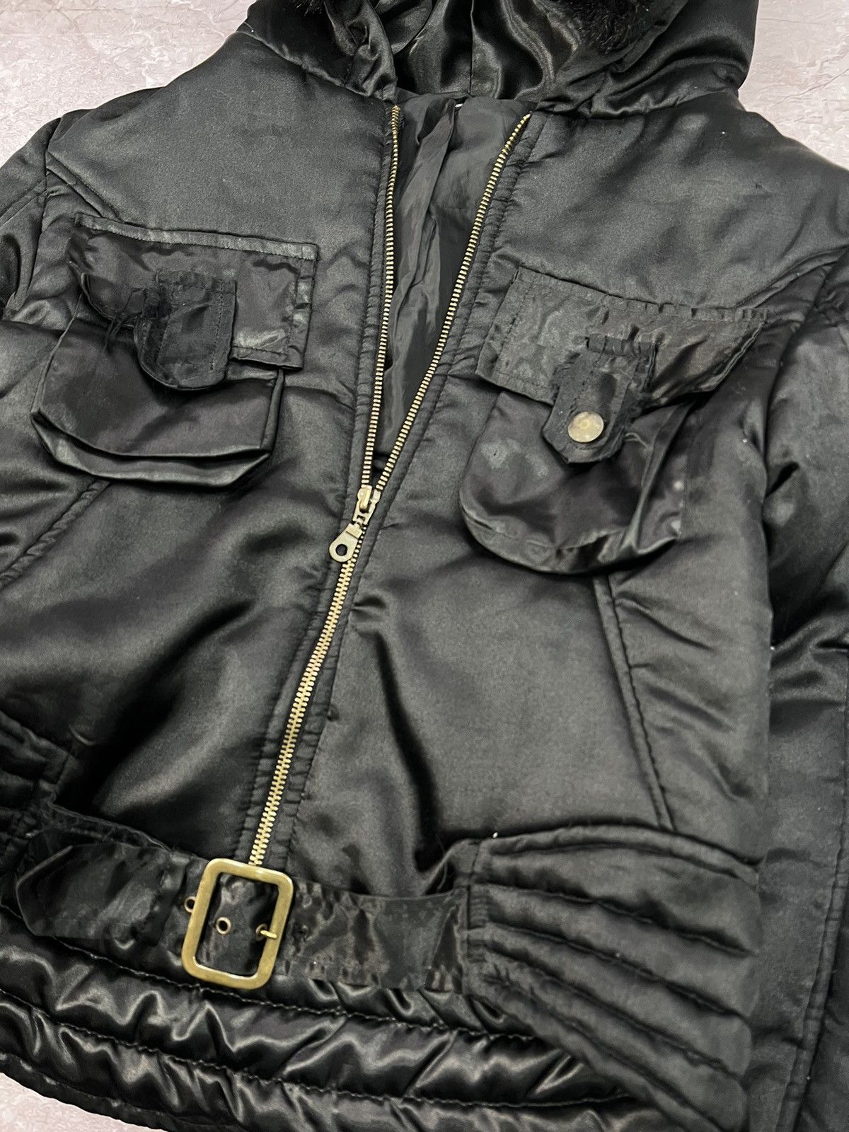 ジャケット・アウター 00s real fur jacket black opium archive 00s real fur jacket black opium archive