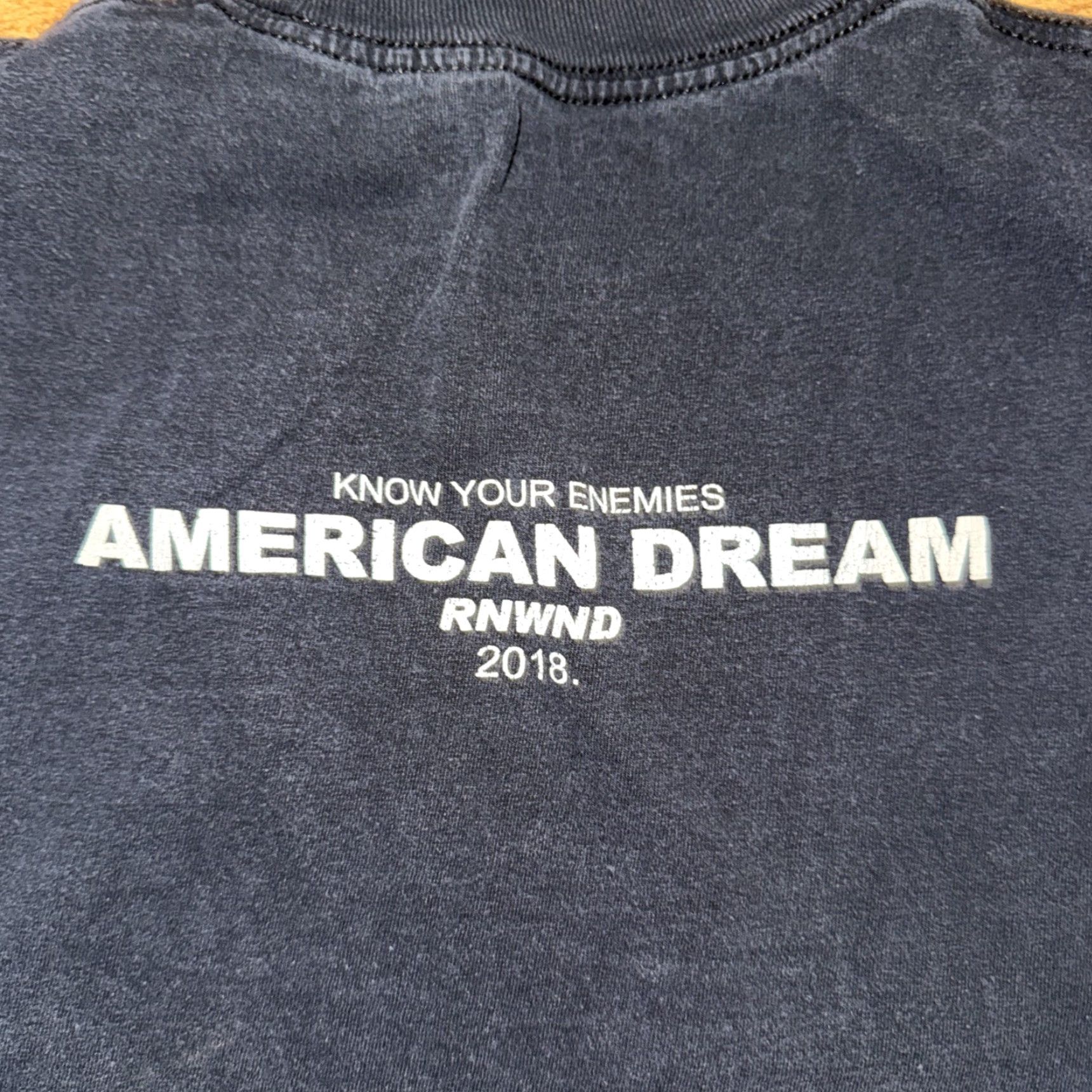 Vintage VINTAGE Renowned LA Streetwear T-Shirt Black M Adult Mens Graphic Print 19x25 American Dream Slogan Size US M / EU 48-50 / 2 - 5 Thumbnail
