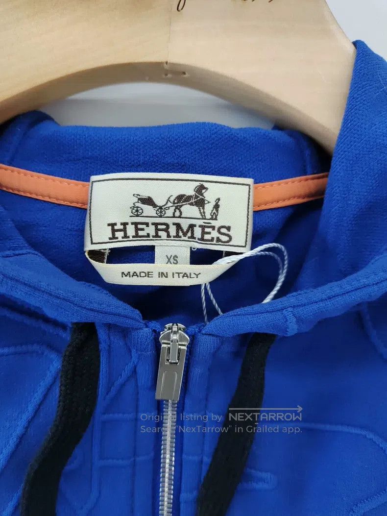 Hermes Hermes Blue hooded jacket Size US XS / EU 42 / 0 - 3 Thumbnail