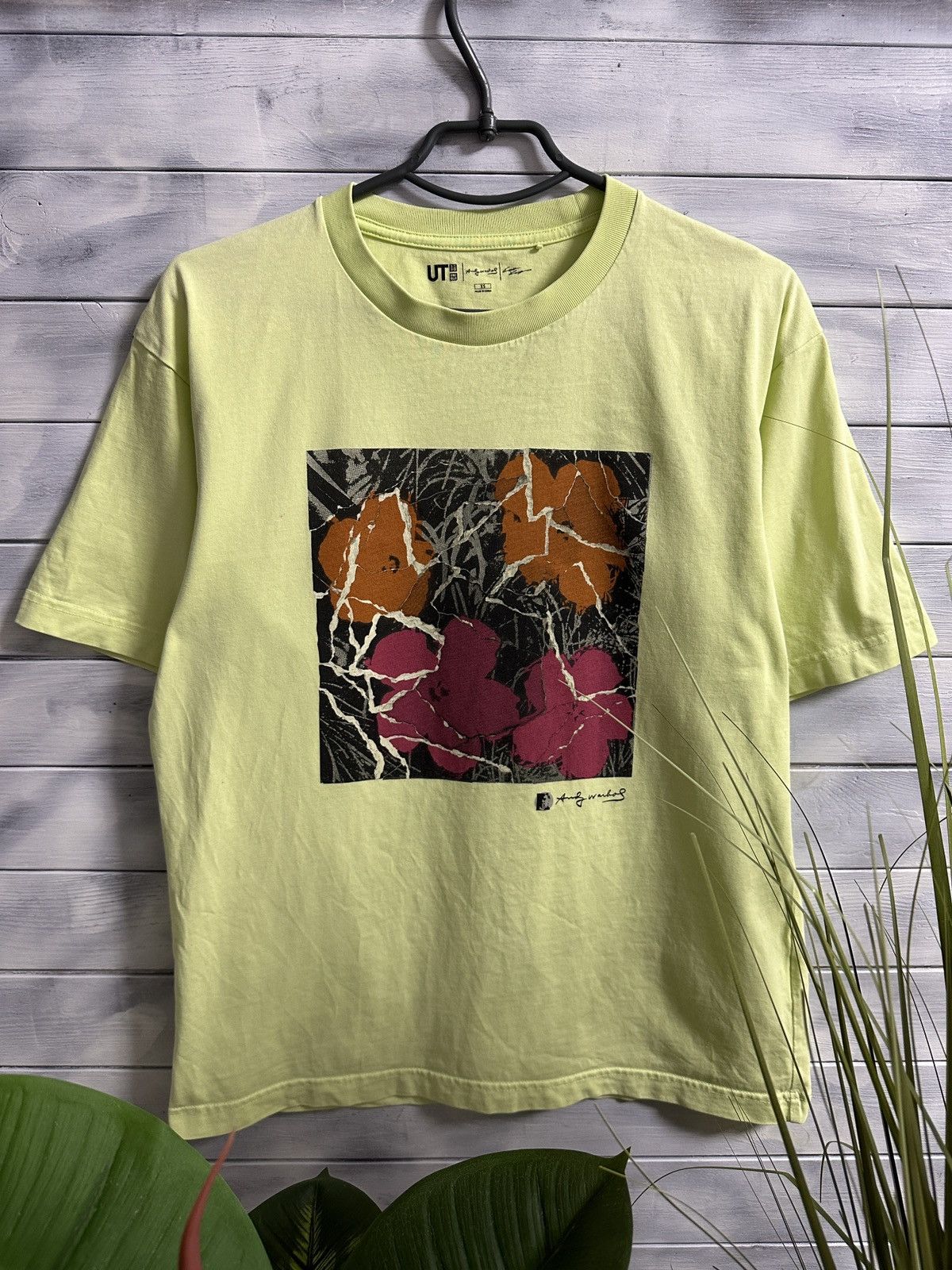 Uniqlo Rare T-Shirt Andy Warhol x Kosuke Kawamura x Uniqlo Floral Size US S / EU 44-46 / 1 - 2 Thumbnail
