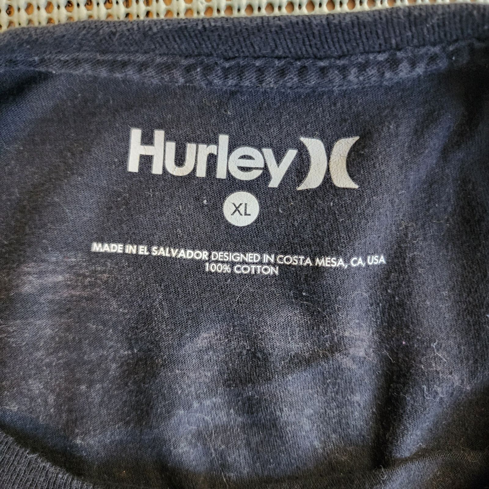 Hurley Hurley Men's XL Black Long Sleeve Shirt, Skeleton Palm Tree Size US XL / EU 56 / 4 - 4 Thumbnail