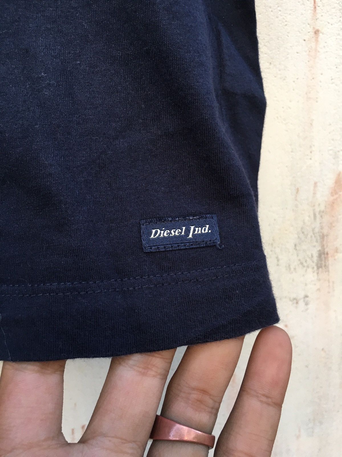 Diesel Diesel Pocket Denim Vneck Tee Size US S / EU 44-46 / 1 - 5 Thumbnail