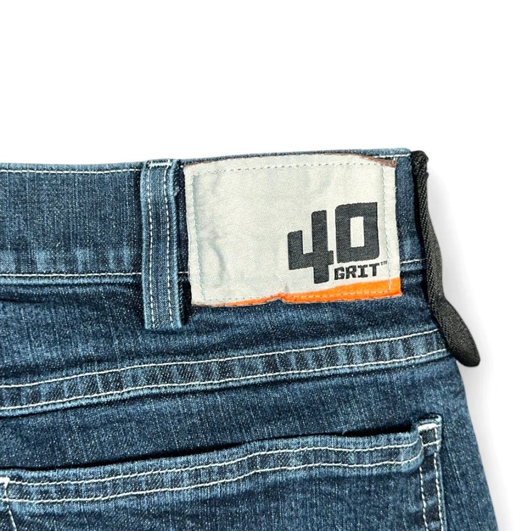 Vintage Duluth Jeans Mens 34x33 Blue Dark Wash 40 Grit Carpenter Workwear Denim Jeans Size US 34 / EU 50 - 6 Thumbnail