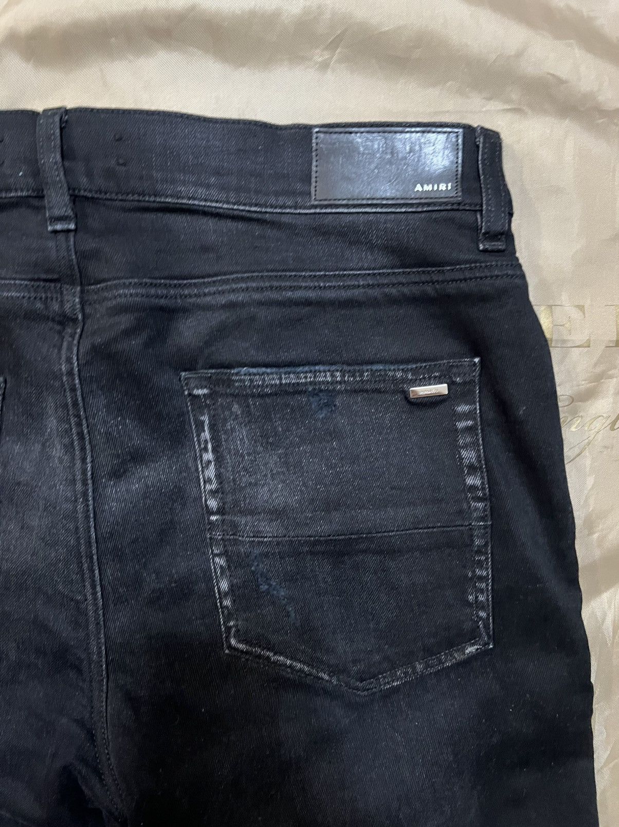 Amiri Amiri MX2 Aged Black Biker Zip Jeans Size 36 Size US 36 / EU 52 - 9 Thumbnail
