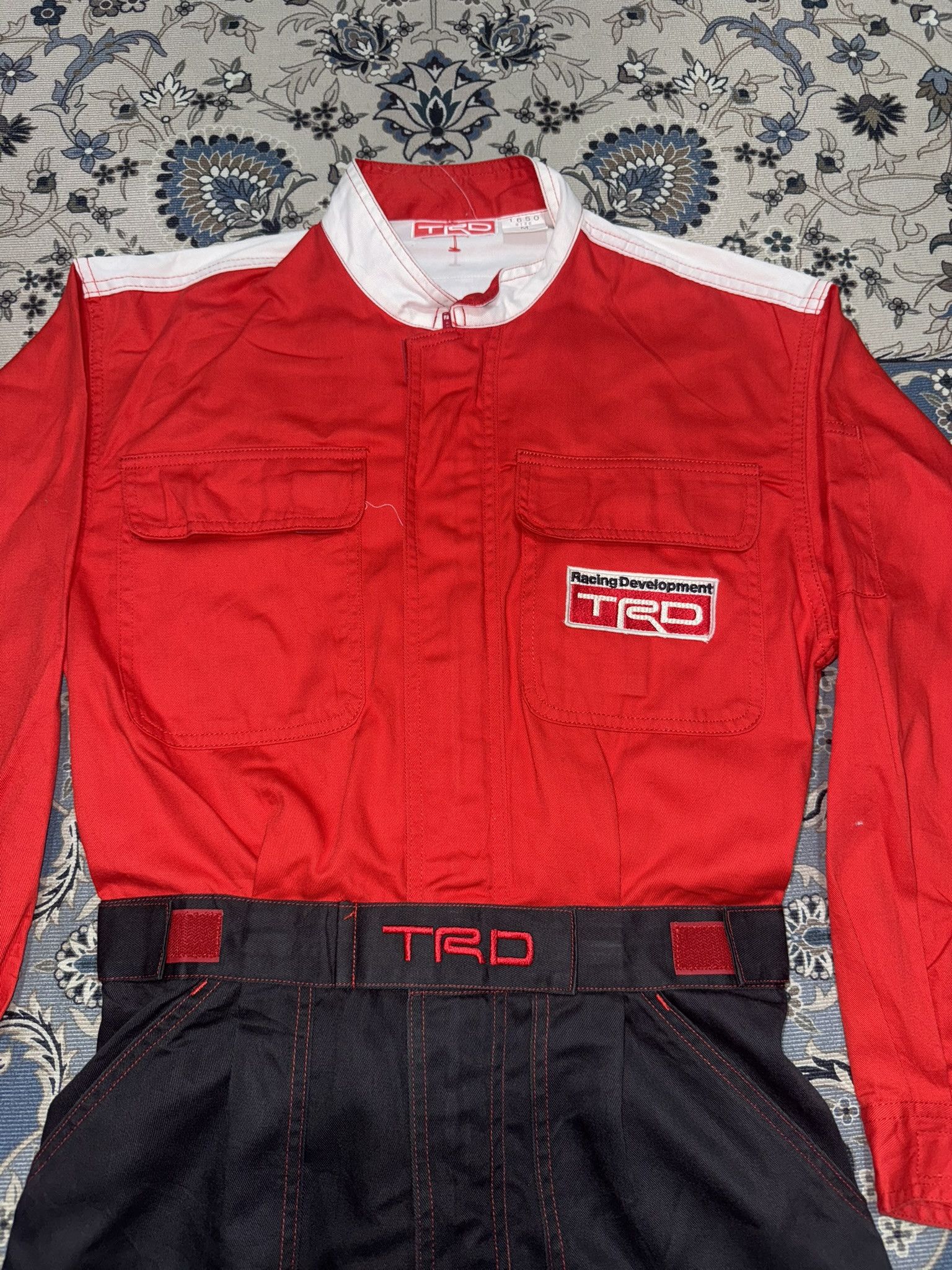 Japanese Brand × Sports Specialties Vintage Toyota TRD Racing Development Overalls Jumpsuit M Size US 30 / EU 46 - 3 Thumbnail