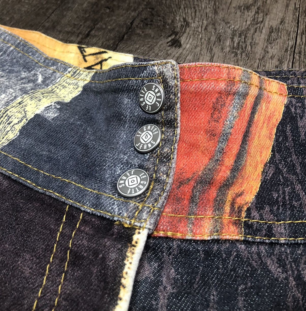 Vintage Le Gatte Jeans x Marco Fantini S.r.l Firenze Size 28" / US 6 / IT 42 - 7 Thumbnail