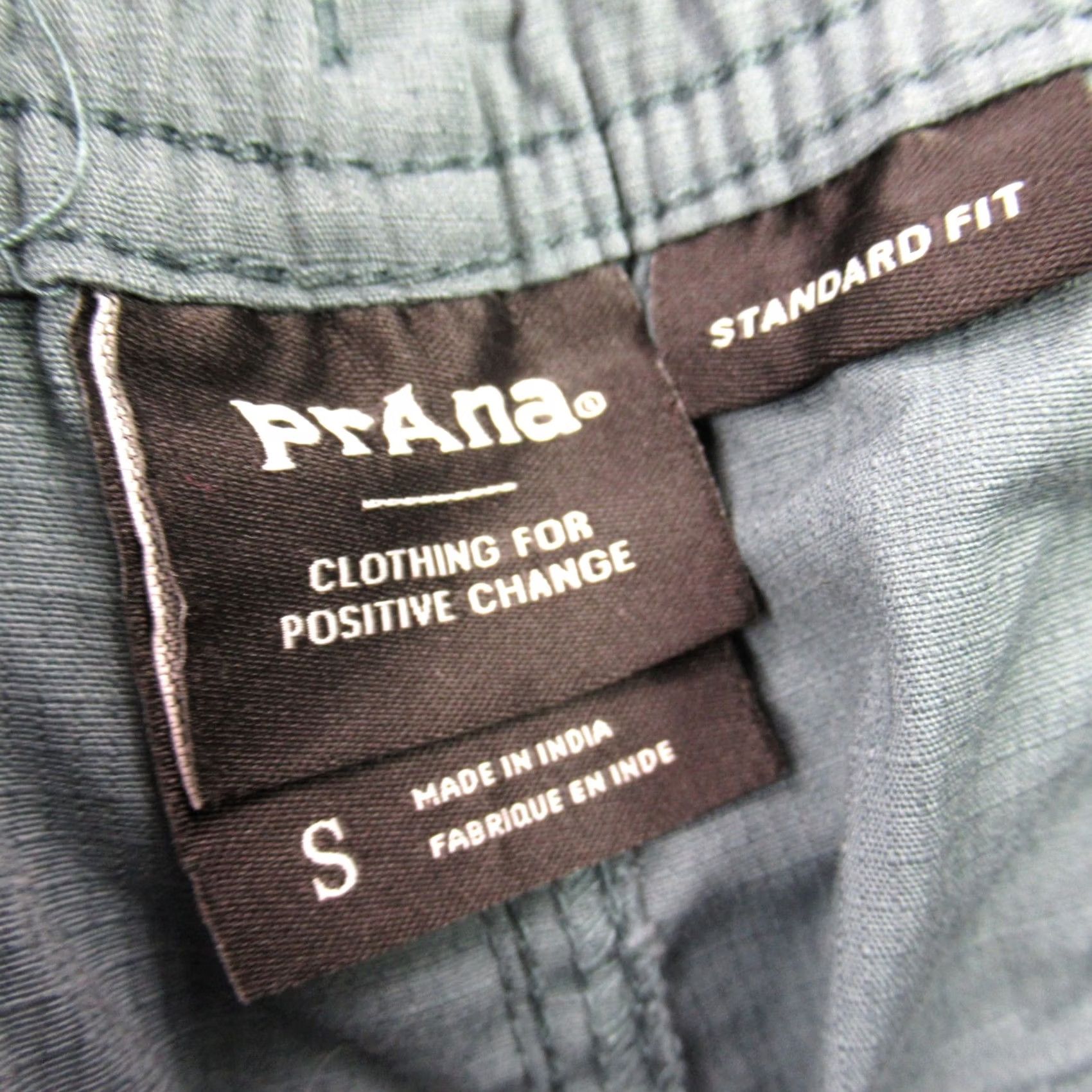Prana prAna Pants Mens Small Chino Pockets Casual Elastic Waist Green Lightweight Size US 29 - 3 Thumbnail