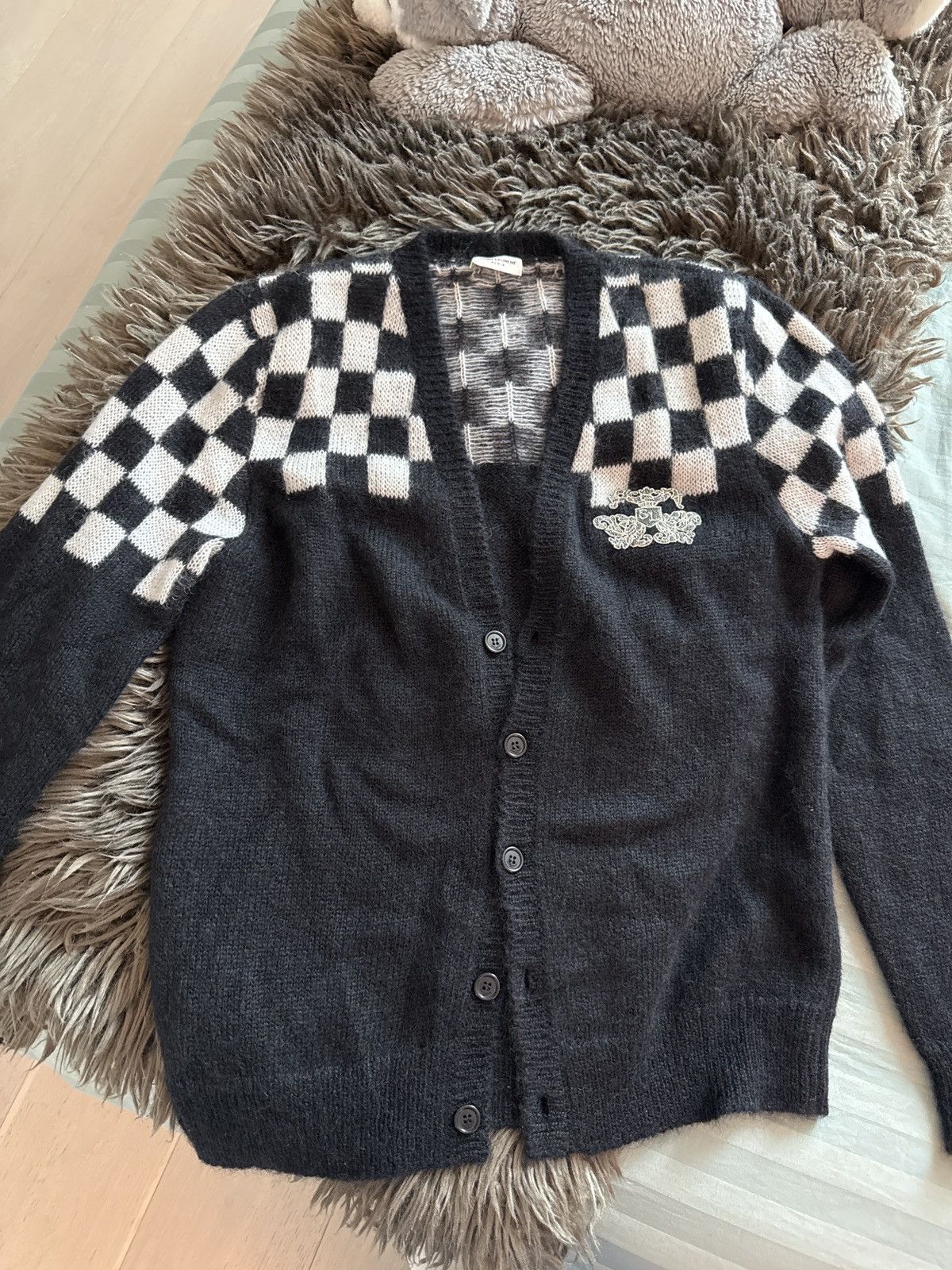 Saint Laurent Paris Saint Laurent Paris Mohair Cardigan Knit Sweater Size US M / EU 48-50 / 2 - 1 Thumbnail