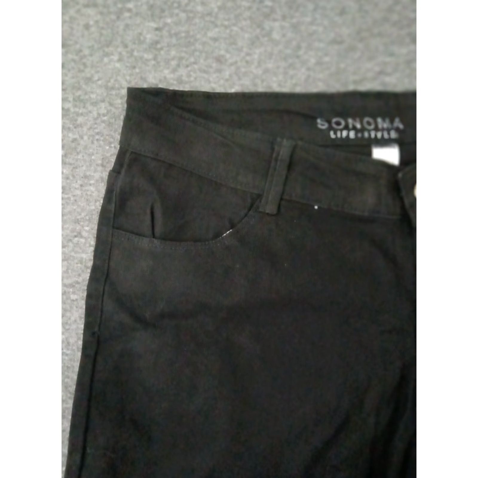 Vintage Sonoma Jeans Shorts Bermuda Black 14 High Rise Regular Slim Bermuda City College Womens Size 24" / US 00 / IT 34 - 6 Thumbnail