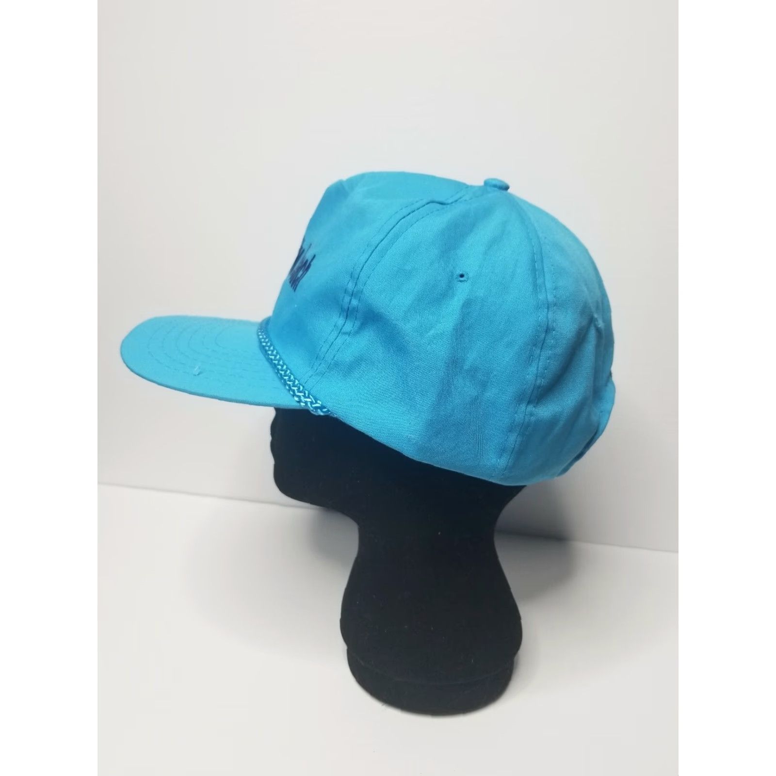Vintage VINTAGE Neon Blue Panama City Beach FL Hat Baseball Trucker Cap Dad Hat Strap Size ONE SIZE - 6 Thumbnail