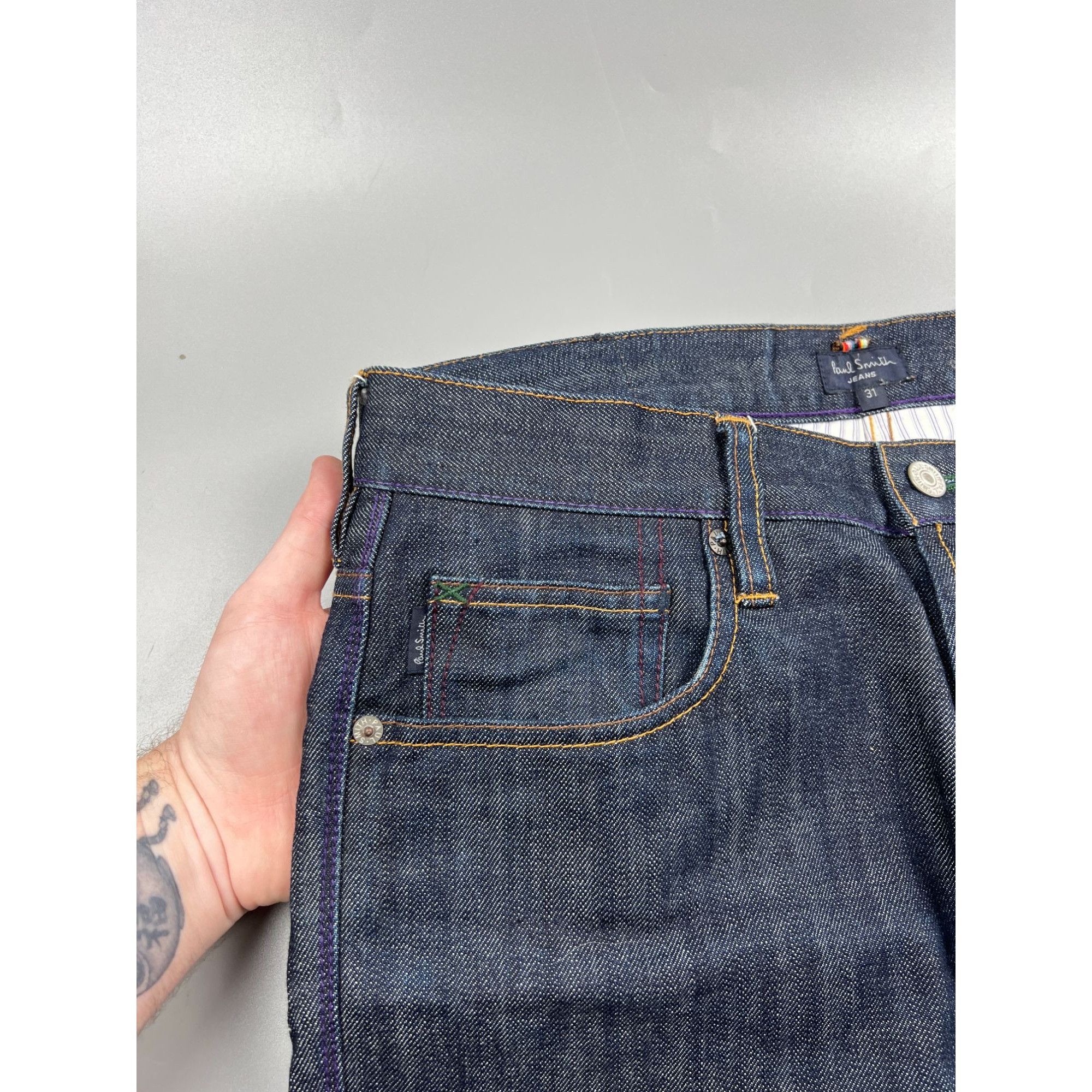 Paul Smith Paul Smith Raw Denim Jeans Pants (Y0960) Size US 31 - 4 Thumbnail