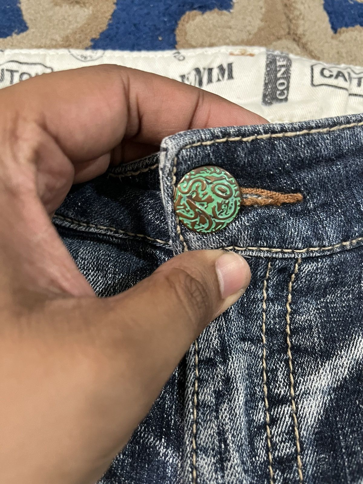 Japanese Brand × Vintage Vintage Urban Crush Double Waist Denim Size US 35 - 9 Thumbnail