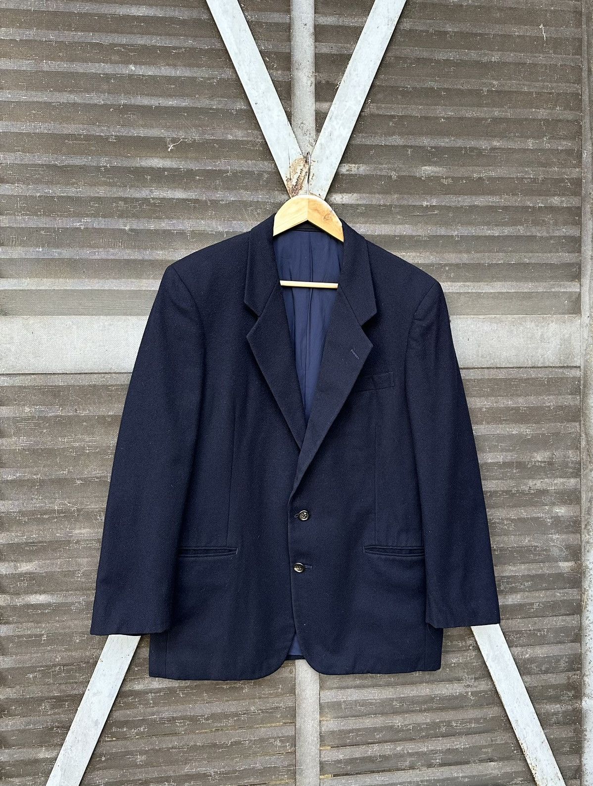 Comme des Garcons 👹AD1988 Comme Des Garcons Homme Deux Wool Blazer Jacket Size US S / EU 44-46 / 1 - 2 Thumbnail