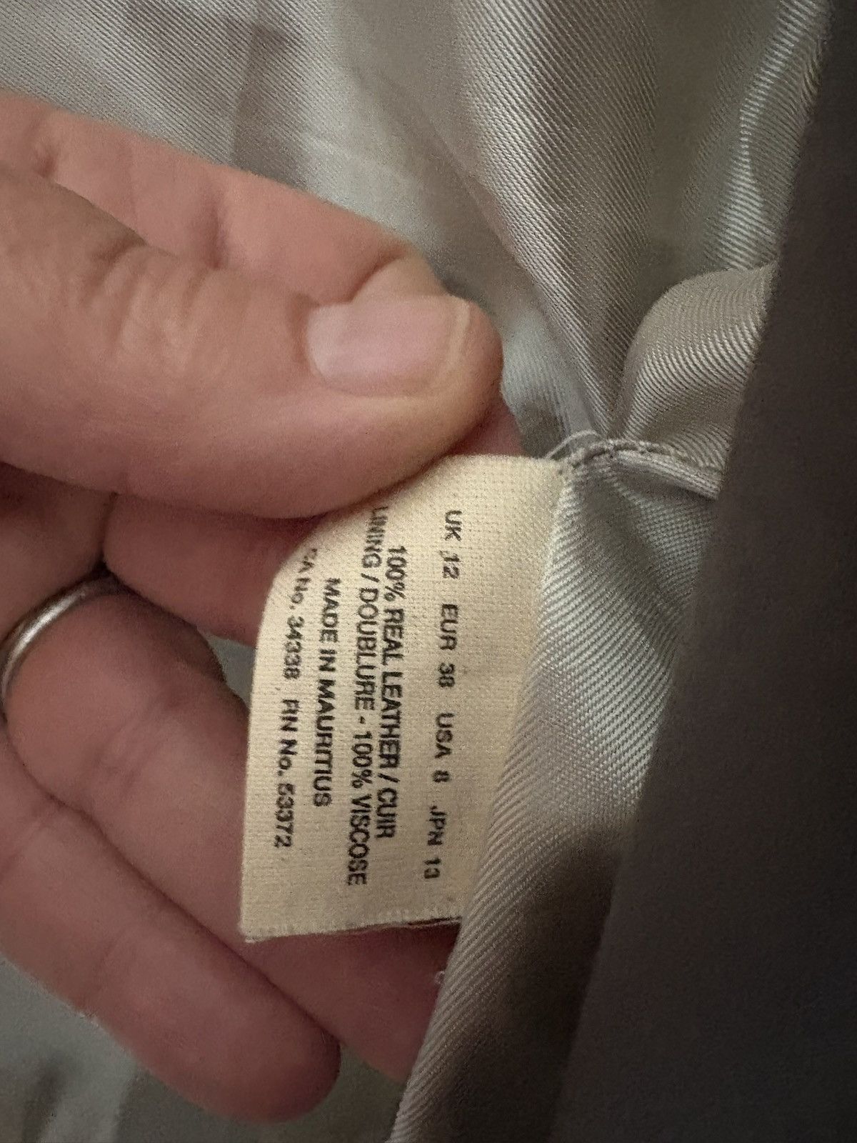 Nicole Farhi Nicole Farhi Grey Leather Jacket Size M / US 6-8 / IT 42-44 - 9 Thumbnail