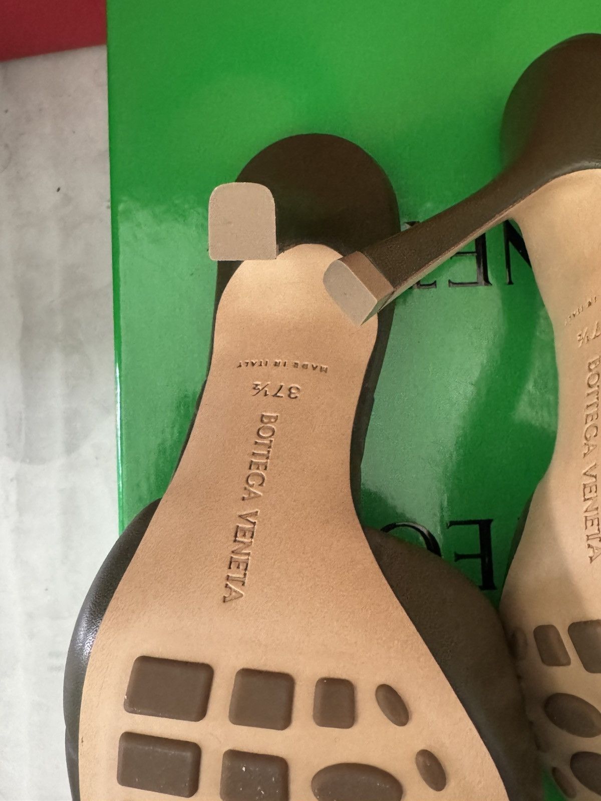 Bottega Veneta Bottega Veneta padded mule green Size US 7.5 / IT 37.5 - 10 Thumbnail