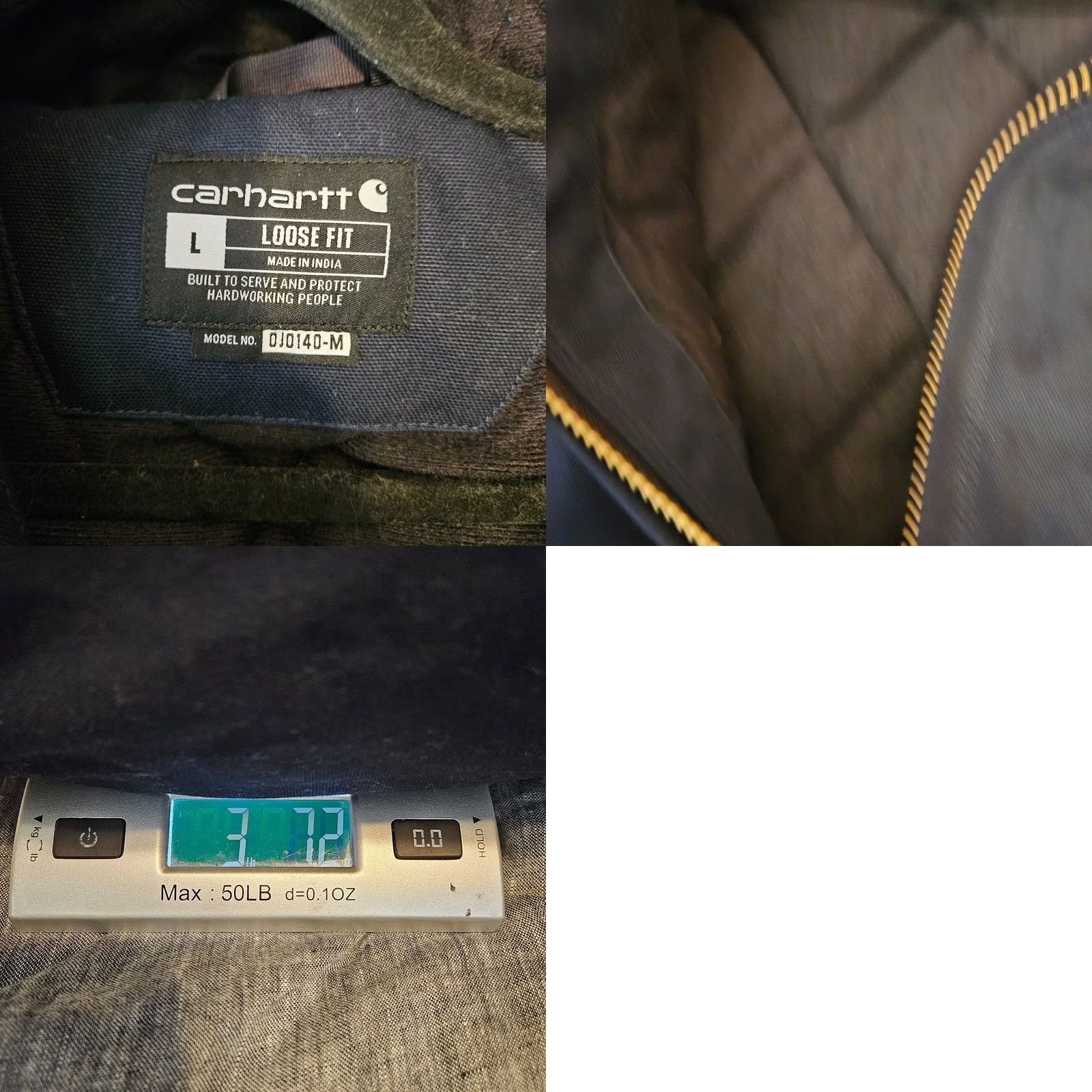 Carhartt Carhartt Jacket Men L Navy Full Zip Heavyweight Canvas Coat Size US L / EU 52-54 / 3 - 9 Thumbnail
