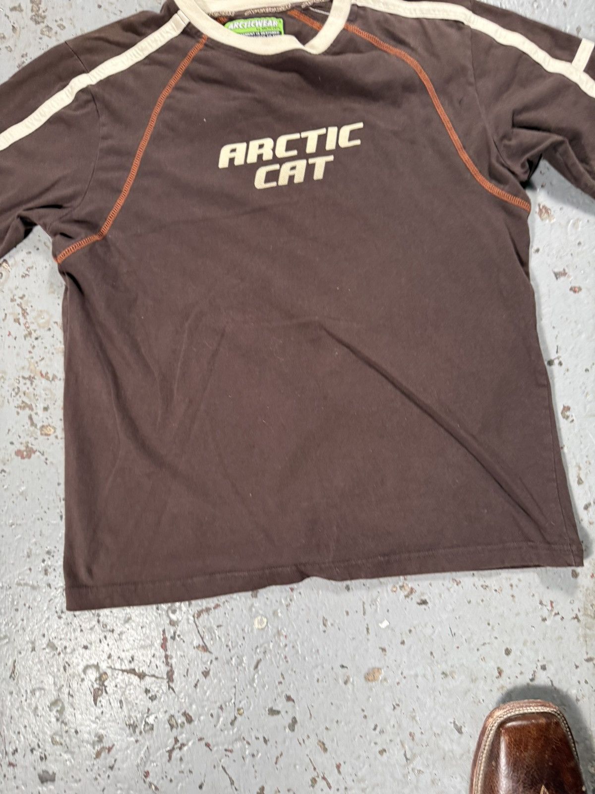 Other Insane Mocha Brown Arctic Cat 2 Tone Racing Tee Size US M / EU 48-50 / 2 - 4 Thumbnail