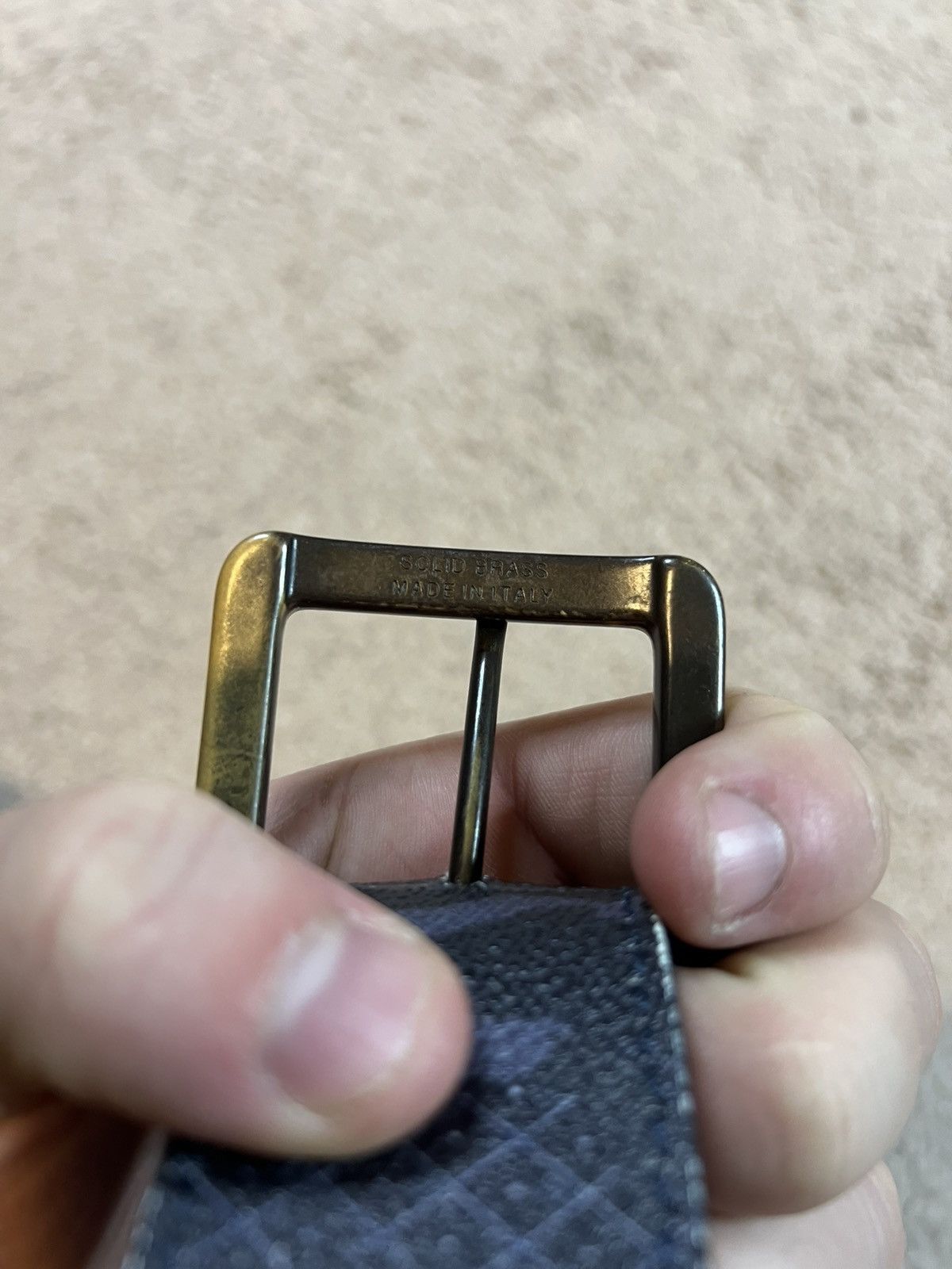 Etro Etro Textured leather belt Italian artisan luxury grail Size 42 - 5 Thumbnail