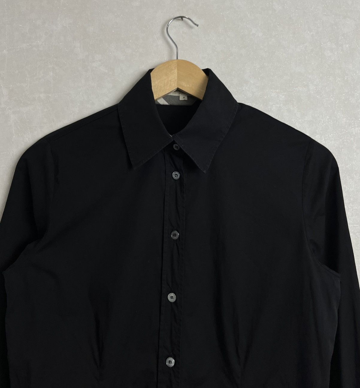 Burberry Burberry Nova Check Black Shirt Size S / US 4 / IT 40 - 2 Thumbnail