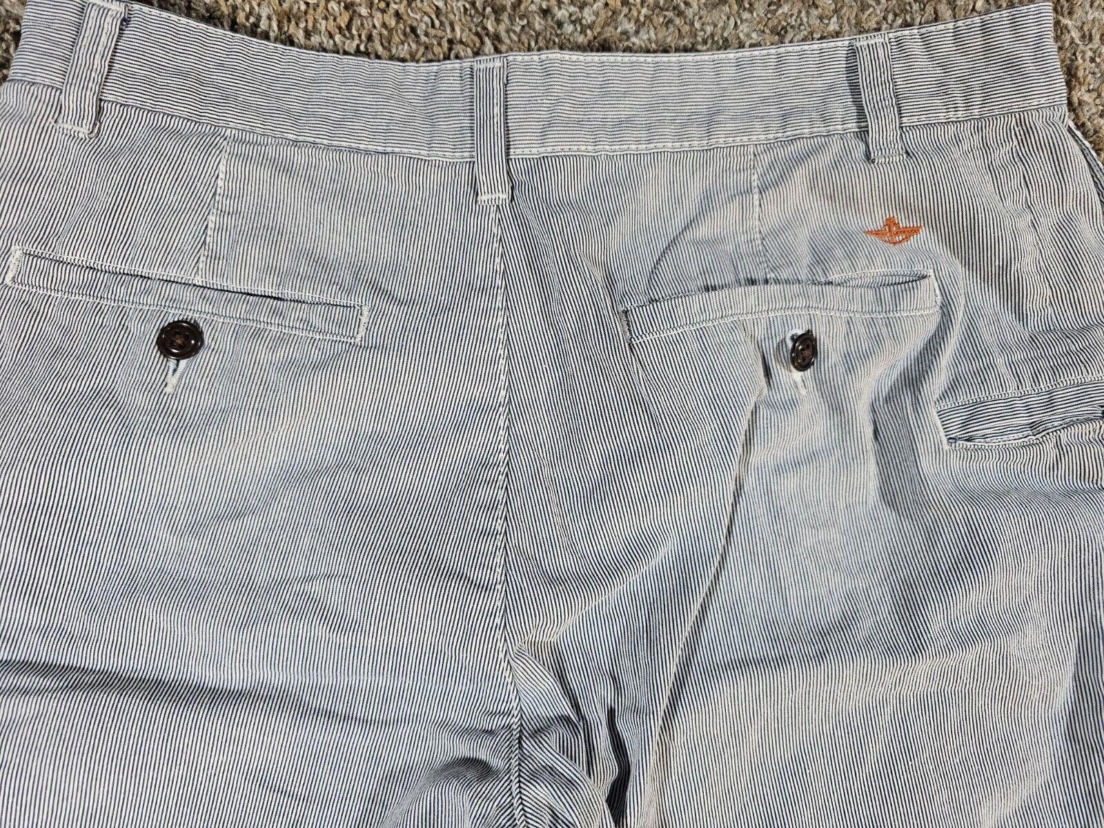 Dockers Dockers Size 32 Blue White Stripe Seersucker Shorts Size US 32 / EU 48 - 9 Thumbnail