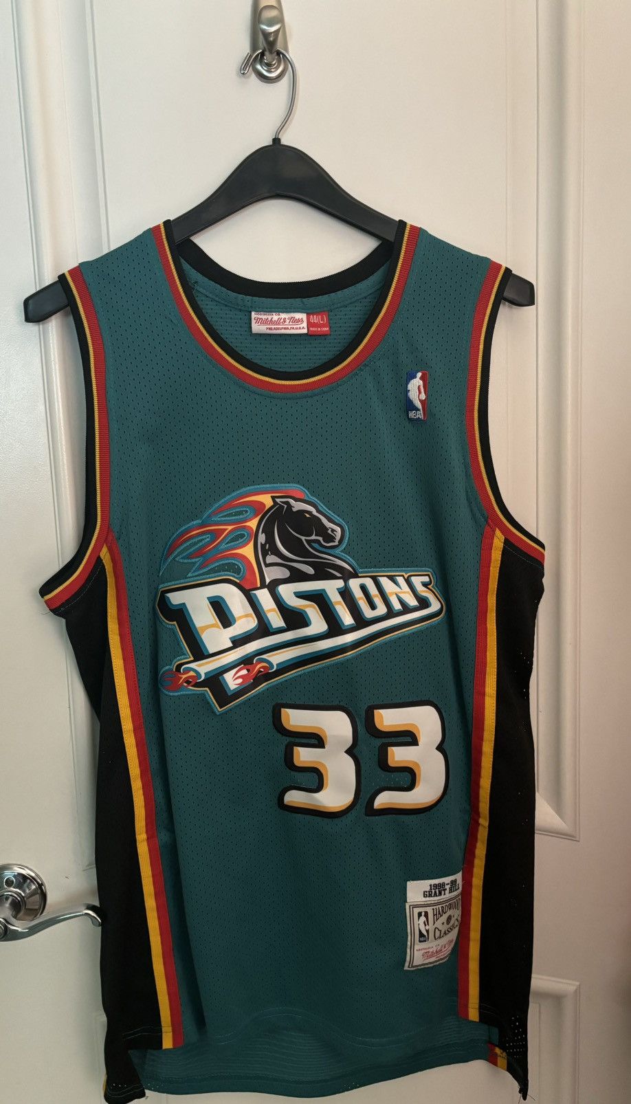 Mitchell & Ness × NBA × Vintage Mitchell & Ness Grant hill, Detroit Pistons jersey Size US L / EU 52-54 / 3 - 1 Thumbnail