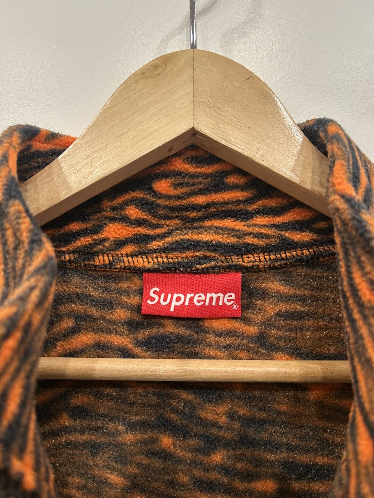 Supreme Supreme FW21 Polartec Half Zip Pullover “Tiger” Size Large Size US L / EU 52-54 / 3 - 3 Thumbnail