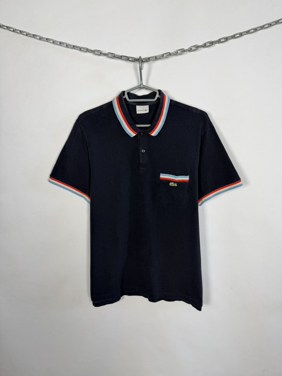 Lacoste Lacoste Live Short Sleeve Polo Shirt Crocodile Logo Size 7 Size US XL / EU 56 / 4 - 1 Thumbnail