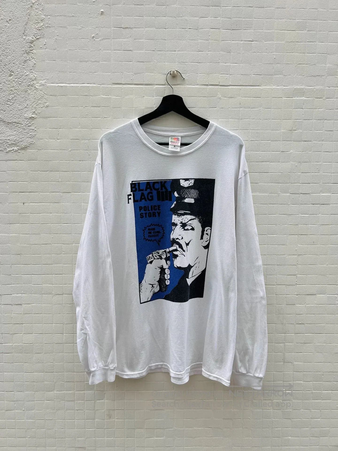 Vintage Vintage Black Flag Long Sleeve Tee. Size US M / EU 48-50 / 2 - 1 Thumbnail