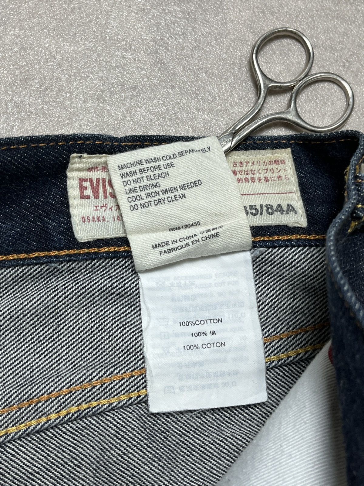 Evisu Evisu Big Embroidered Daicock Selvedge Jeans Size US 33 - 17 Thumbnail
