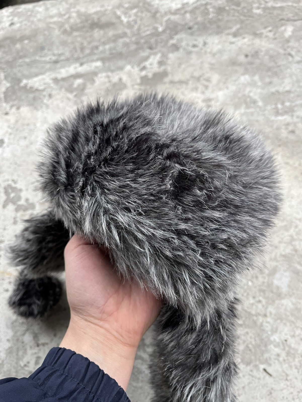 Hysteric Glamour × If Six Was Nine × Japanese Brand 90s Japanese Fur Faux Fuzzy Trapper Mohair Ushanka Hat Y2K Size ONE SIZE - 4 Thumbnail