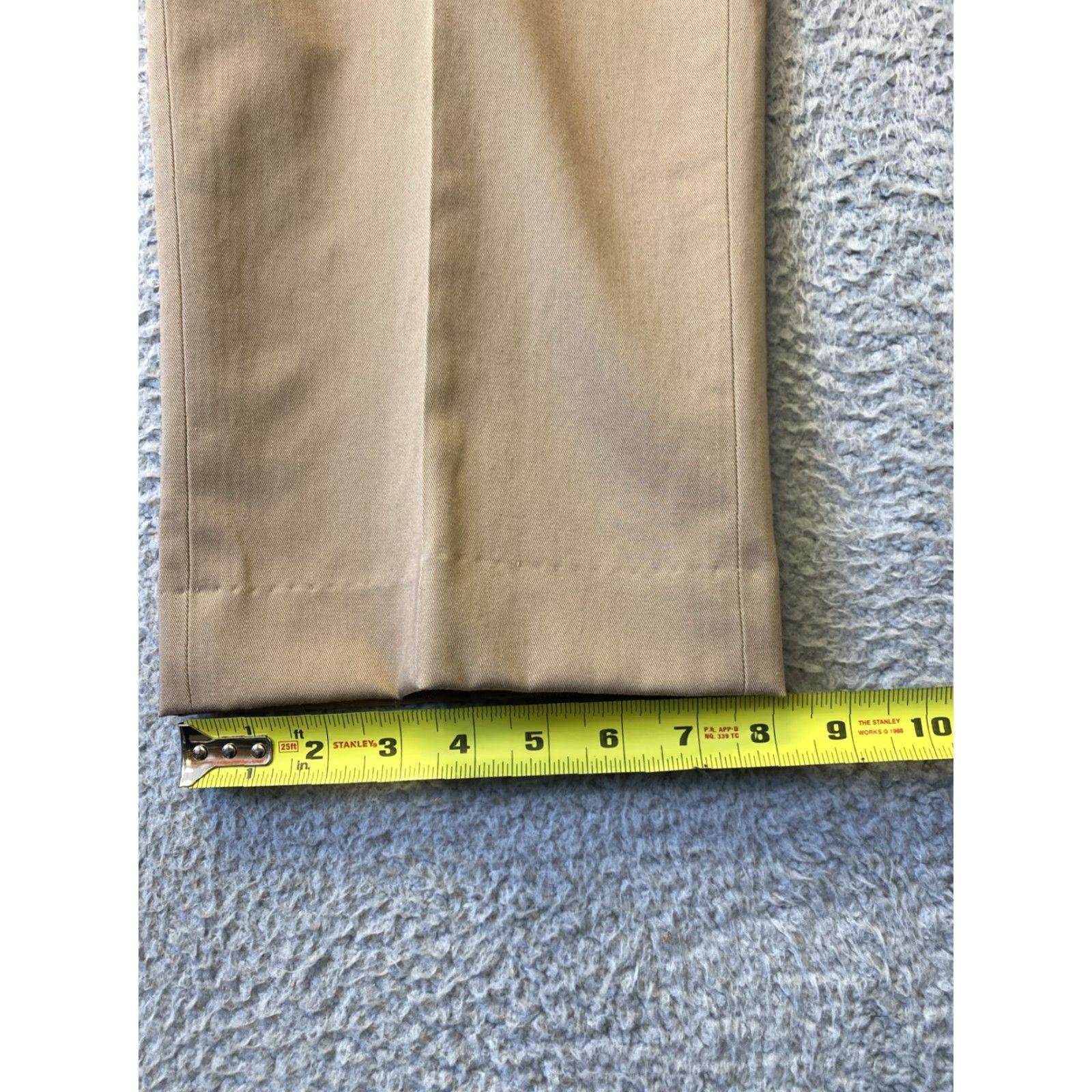 Vintage VINTAGE LL Bean Cotton Chino Pants Men Size 35x32 Tan Peach Casual Workwear Size US 35 - 5 Thumbnail