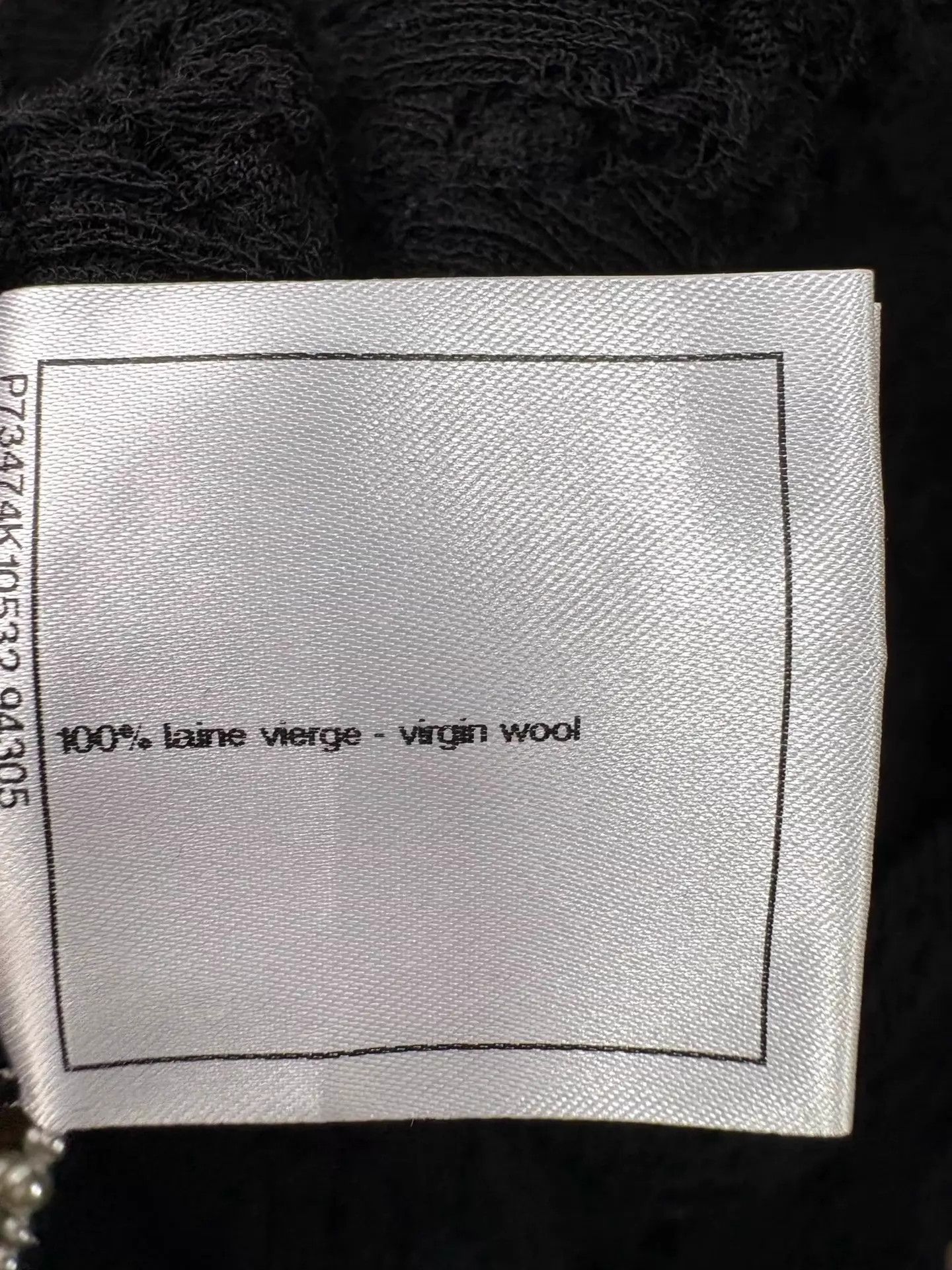 Chanel Chanel 22b Black Double C Pearl V-neck Wool Knit Top 36 Size XS / US 0-2 / IT 36-38 - 9 Thumbnail