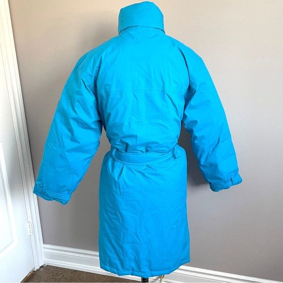 Vintage Vintage Blue Down Gore-Tex Duvet Midi Puffer Parka - Small Size S / US 4 / IT 40 - 13 Thumbnail