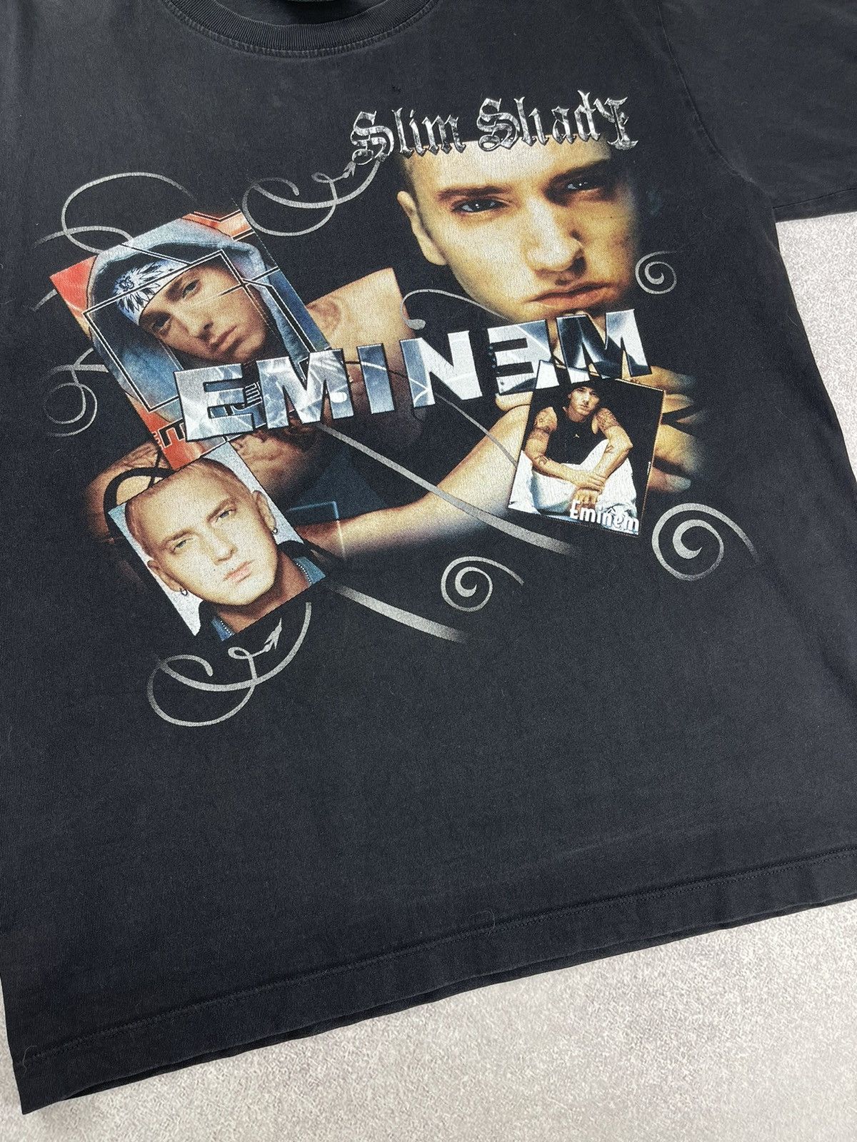 Eminem × Rap Tees × Vintage Vintage Eminem Slim Shady Rap T-Shirt Size US M / EU 48-50 / 2 - 2 Thumbnail