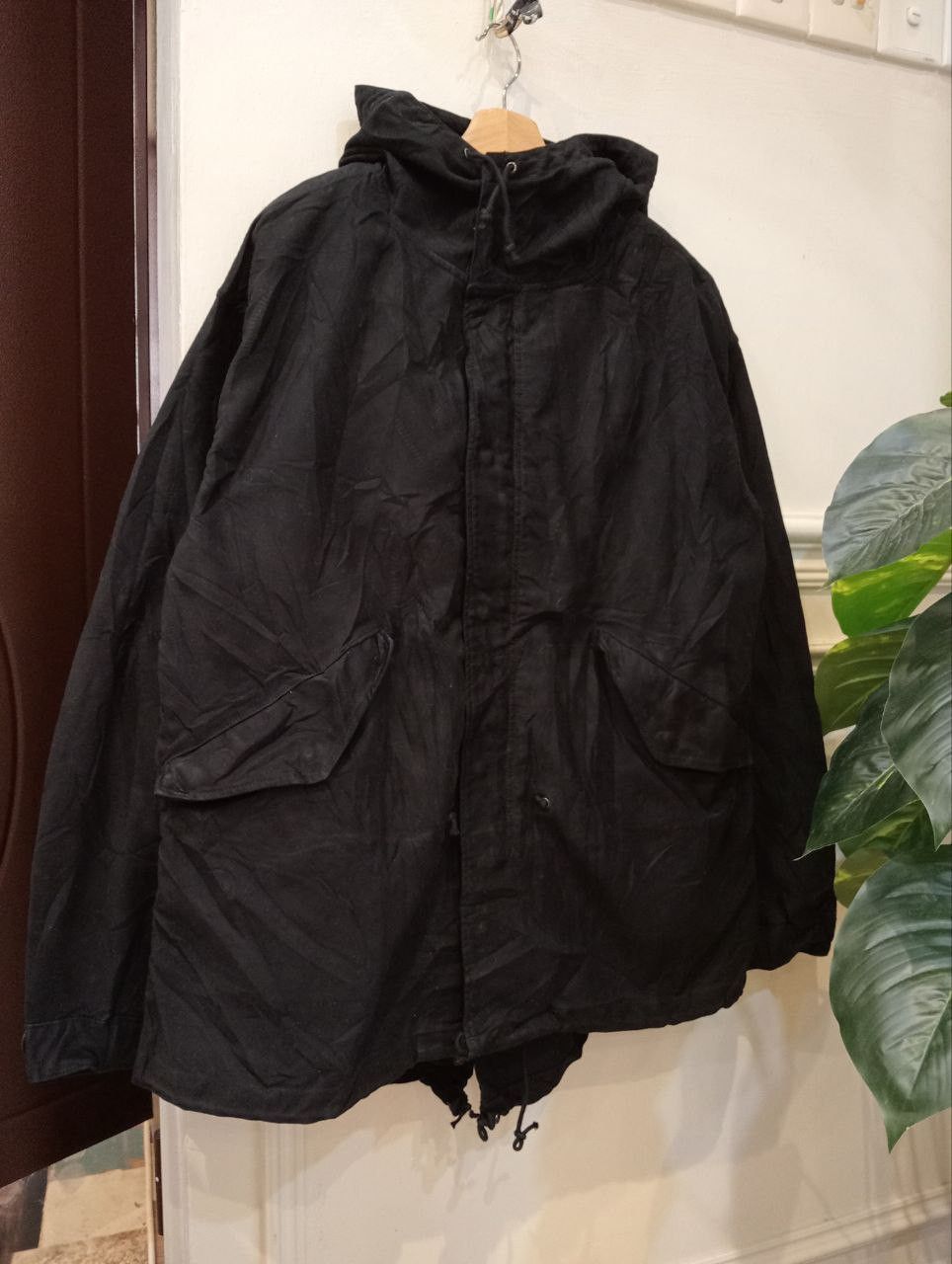 KATO KATO TOOL PROJECT JAPAN BLACK HOODED PARKA JACKET Size US L / EU 52-54 / 3 - 5 Thumbnail