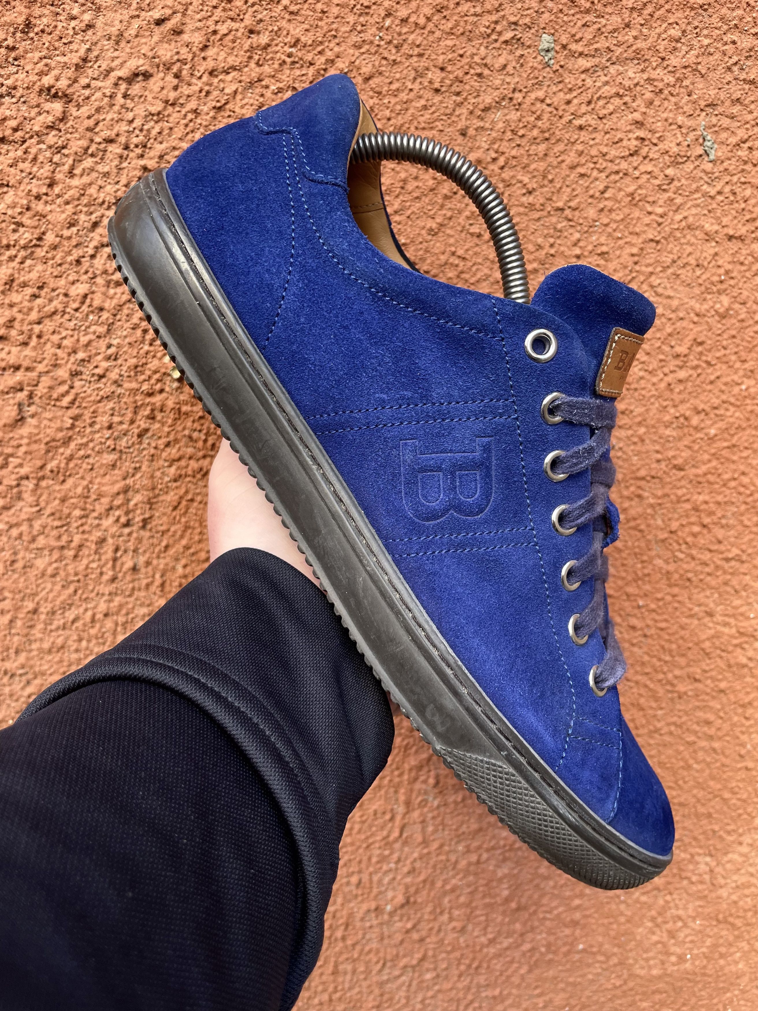 Bally Rare Bally Orivel Lace-Up blue suede sneakers size 43 Size US 10.5 / EU 43-44 - 9 Thumbnail