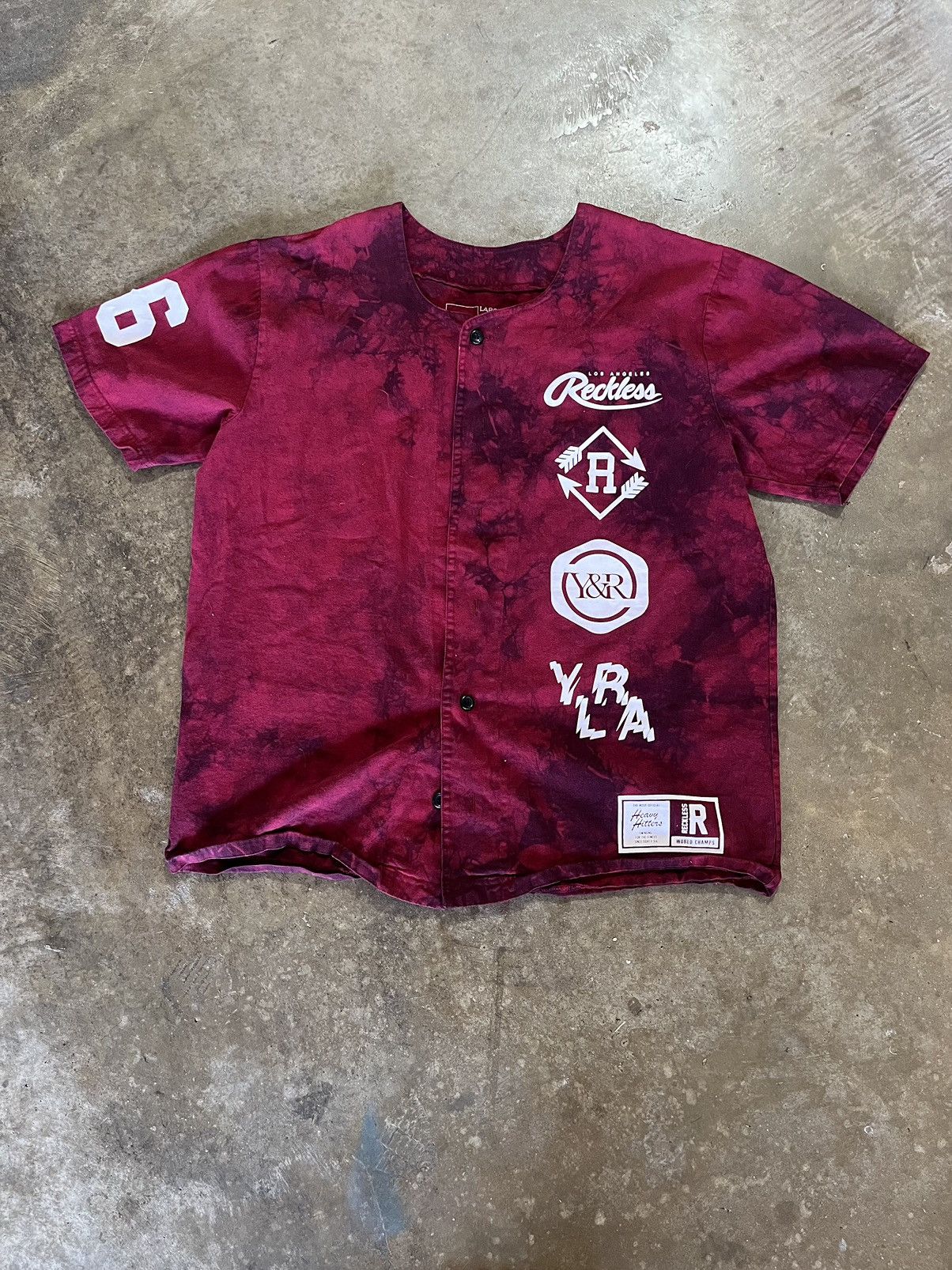 Young And Reckless Y&R Button Up Jersey Tee Size US L / EU 52-54 / 3 - 1 Thumbnail