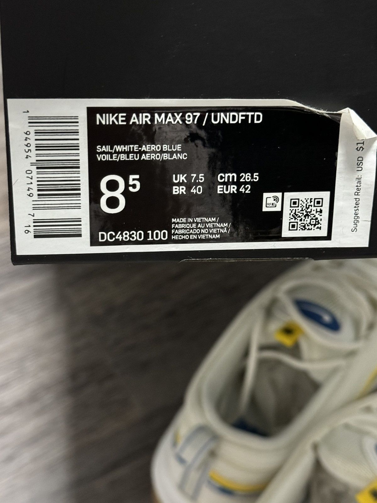Nike × Undefeated Nike air max 97 undefeated ucla Size US 8.5 / EU 41-42 - 9 Thumbnail