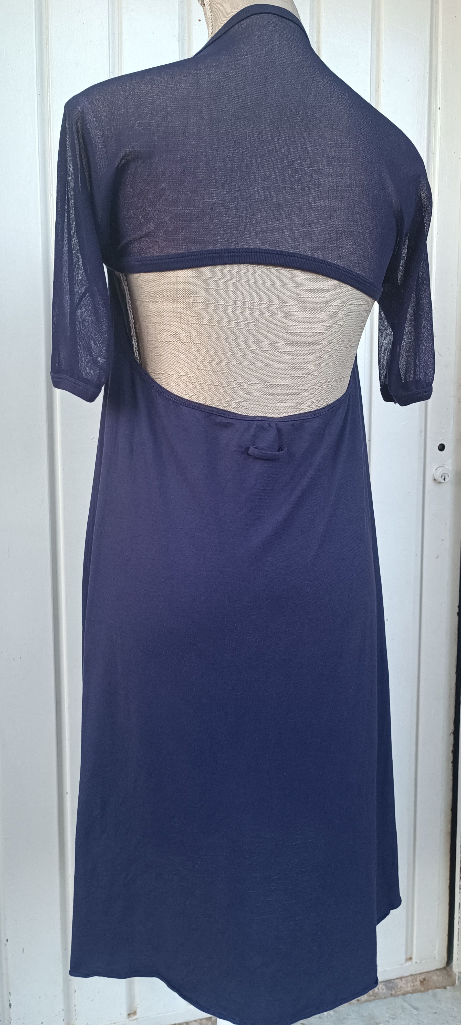 Jean Paul Gaultier Midnight blue - 2 pieces - midi dress Size M / US 6-8 / IT 42-44 - 11 Thumbnail